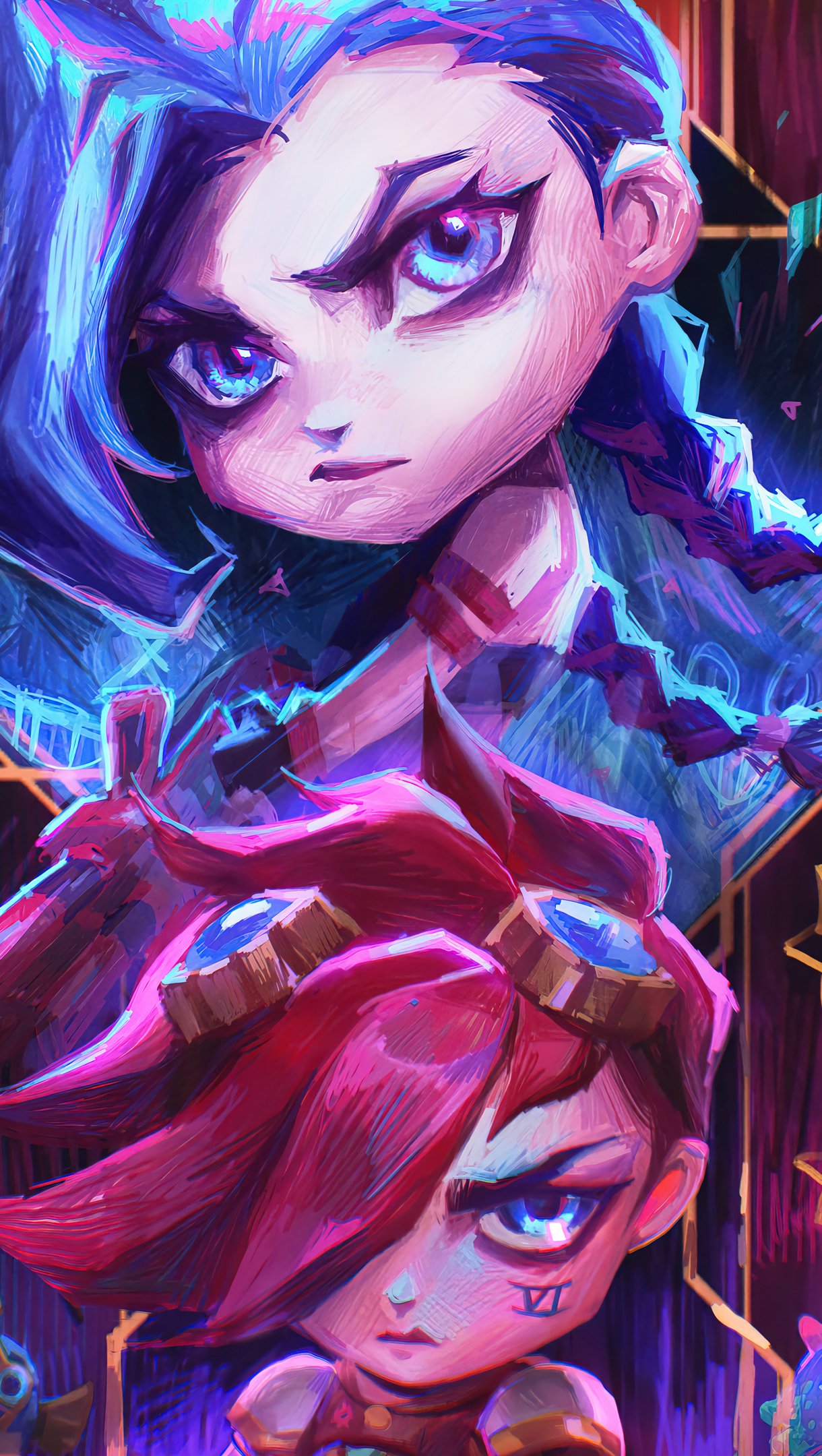 Jinx And Vi Hd League Of Legends Arcane 8K Wallpapers