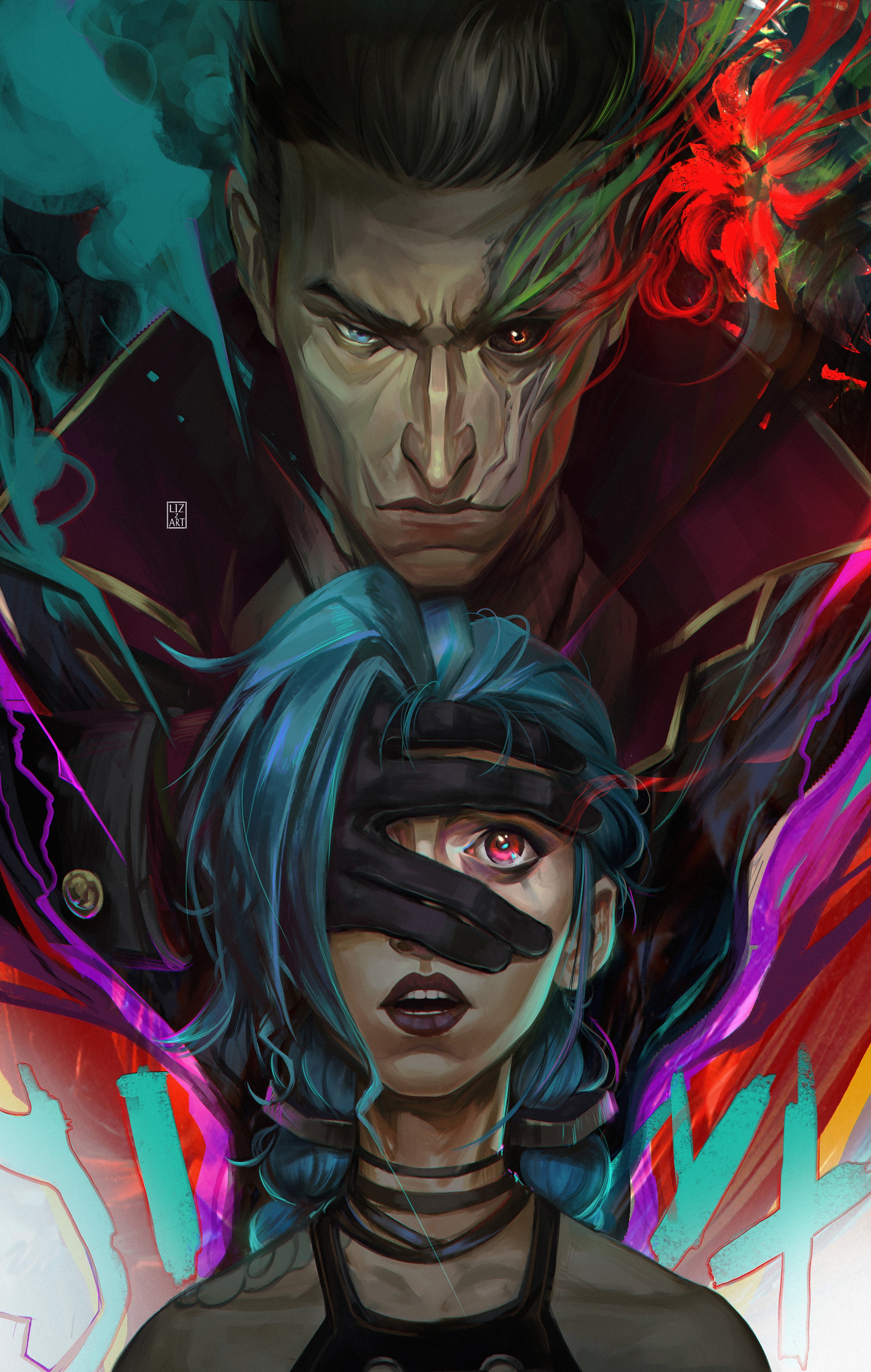 Jinx Cool League Of Legends Arcane Art Wallpapers