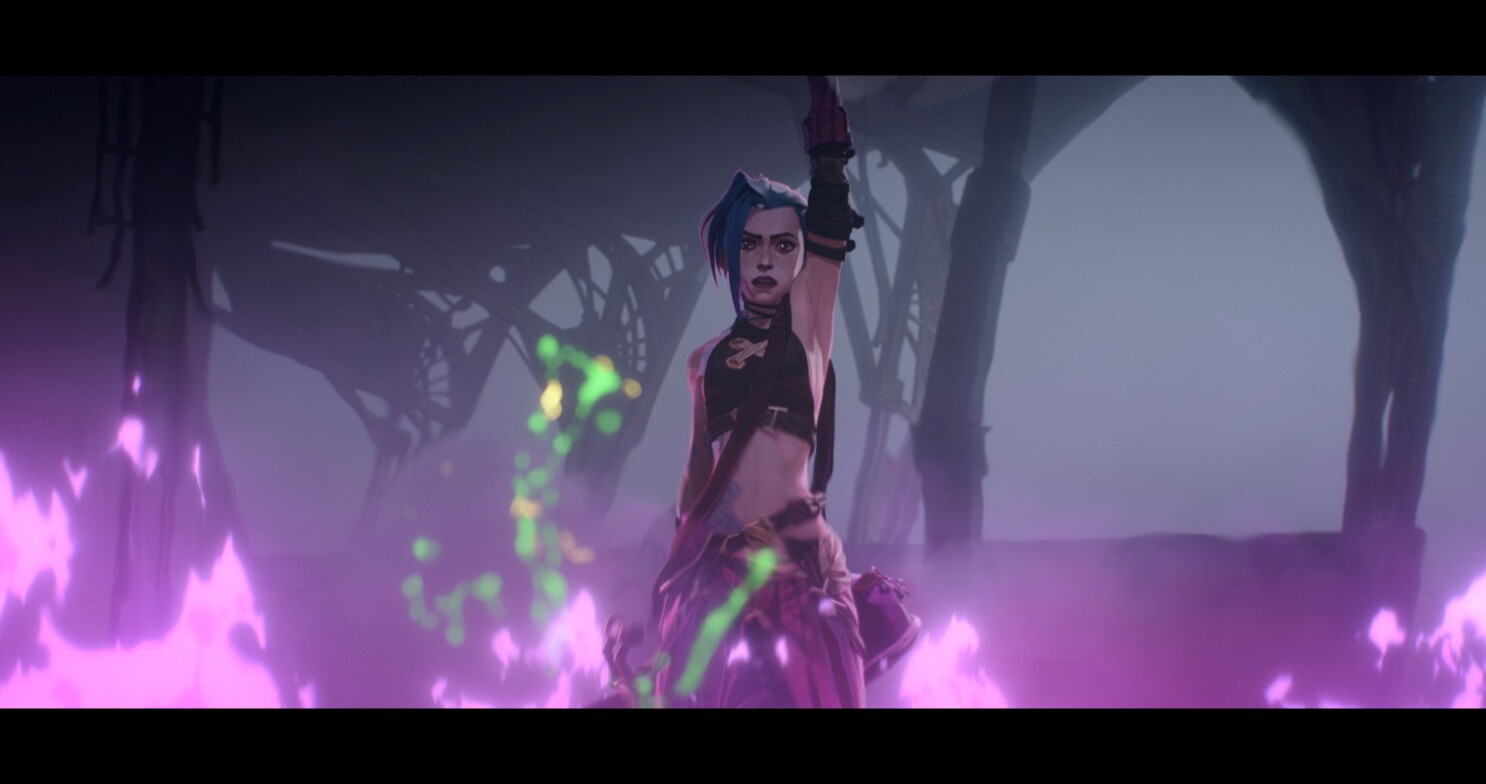 Jinx Cool League Of Legends Arcane Art Wallpapers