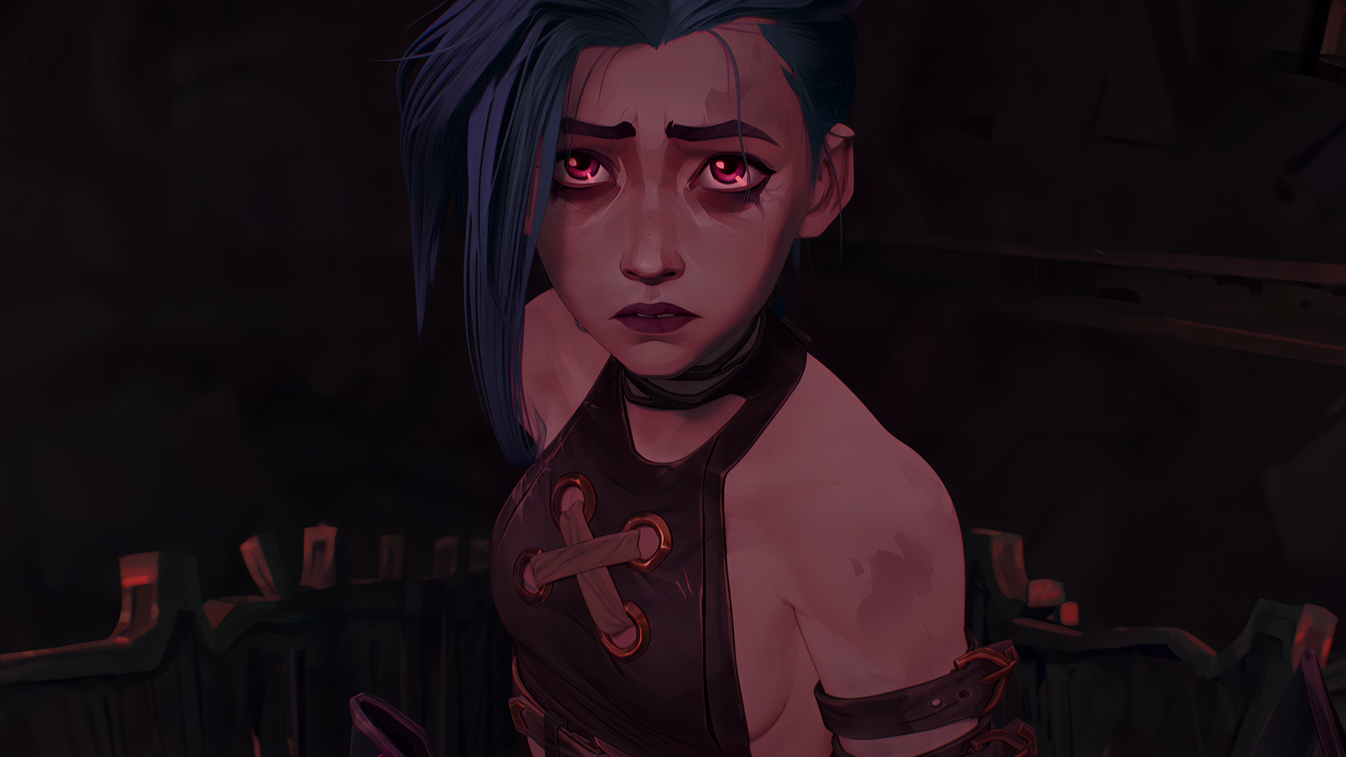 Jinx Cool League Of Legends Arcane Art Wallpapers