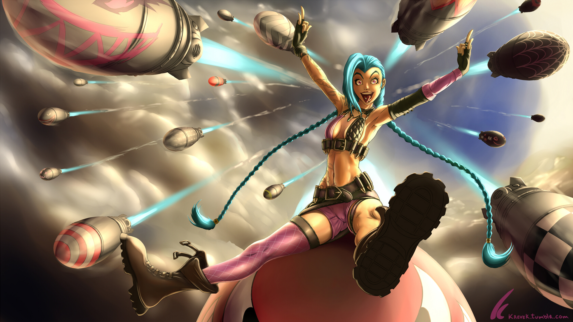 Jinx Cool League Of Legends Wallpapers