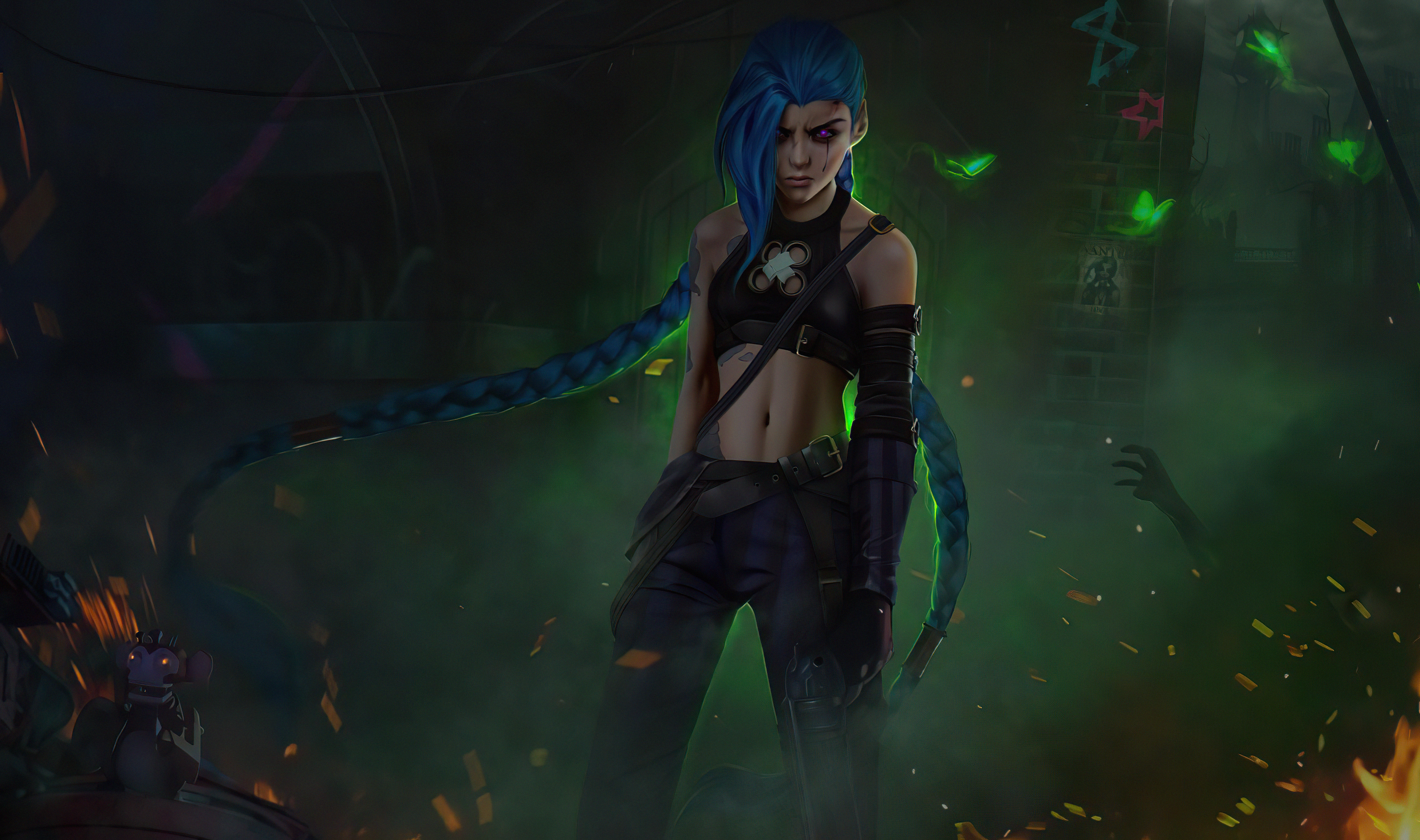 Jinx League Of Legends 5K Hd Arcane Wallpapers