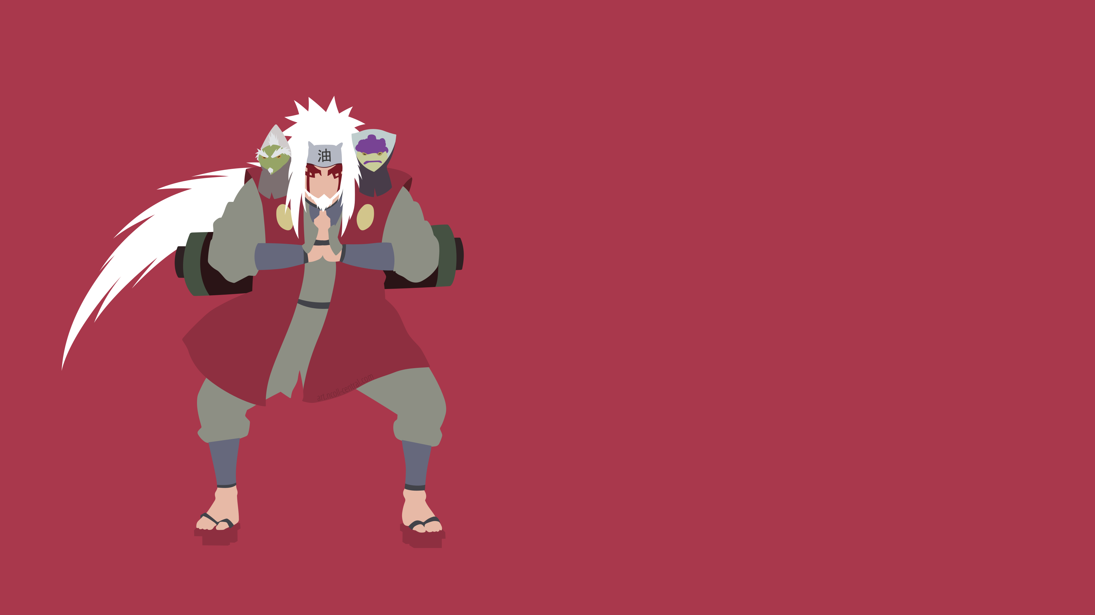 Jiraiya Minimalist Wallpapers