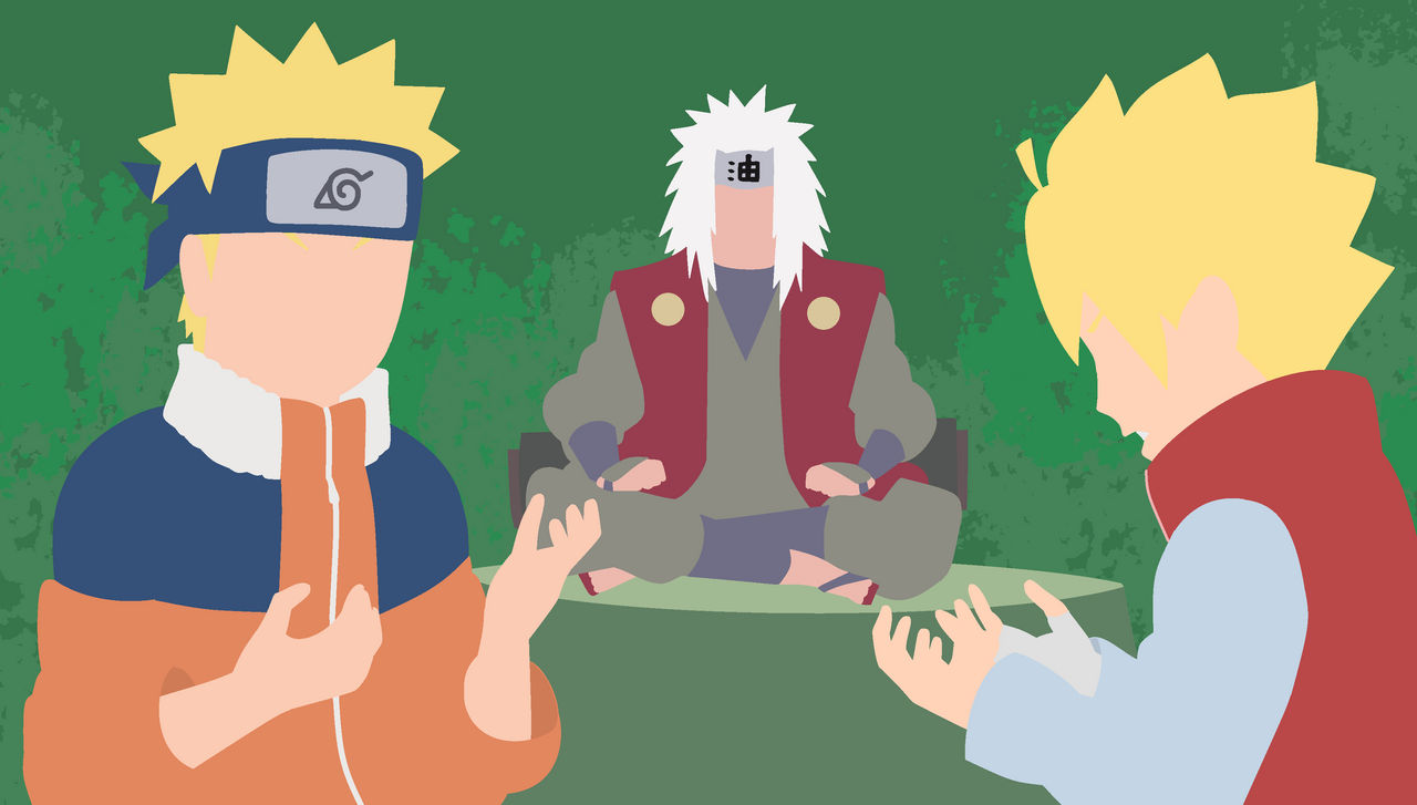 Jiraiya Minimalist Wallpapers