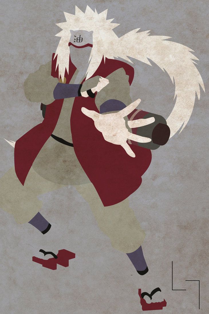 Jiraiya Minimalist Wallpapers