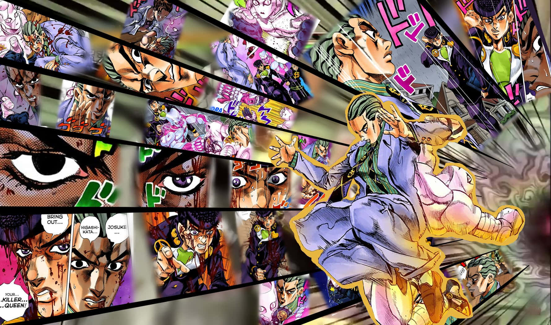 Jjba Manga Panels Wallpapers