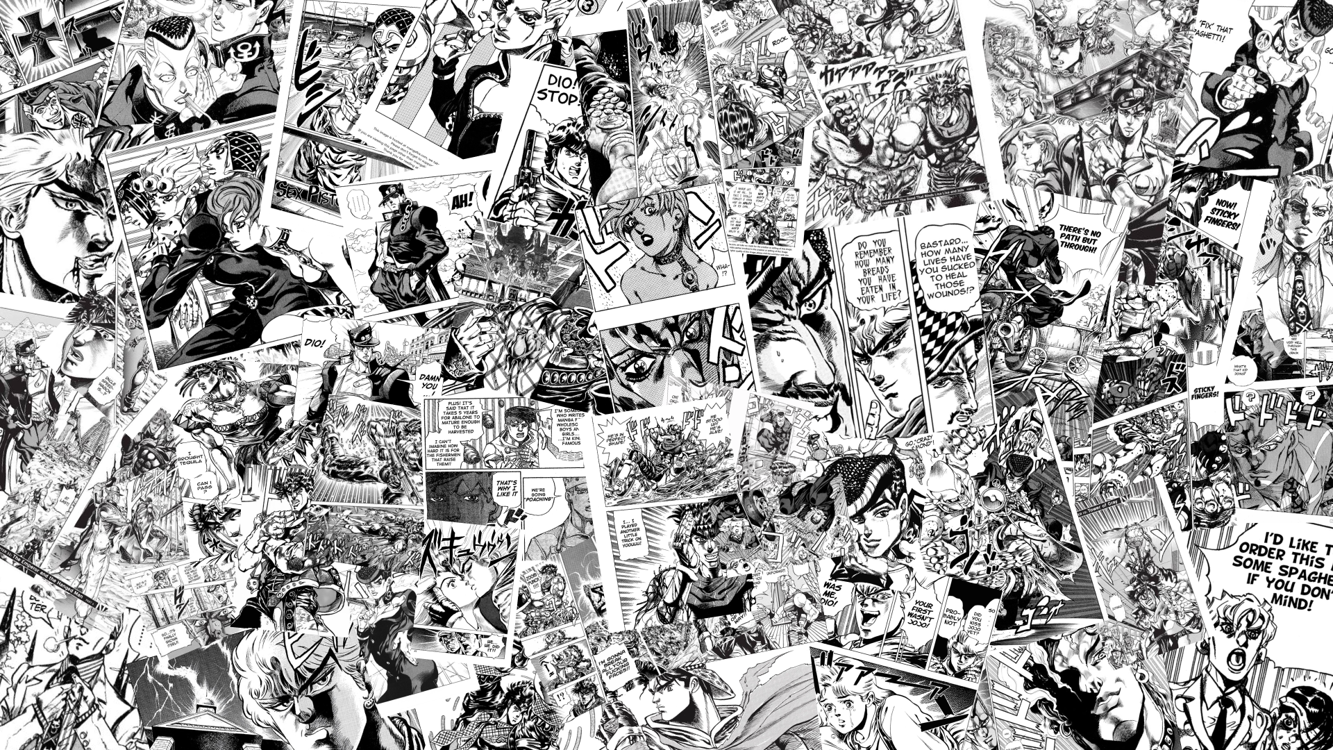 Jjba Manga Panels Wallpapers