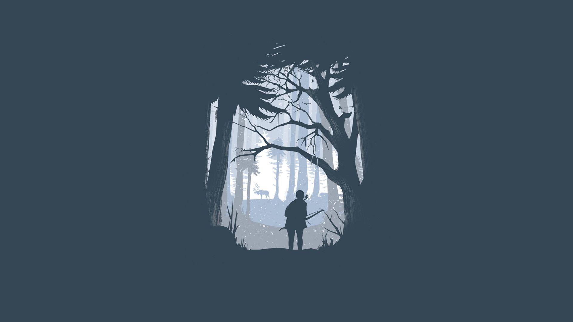 Joel And Ellie The Last Of Us Minimal Wallpapers