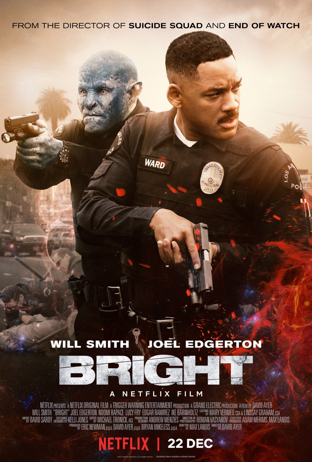 Joel Edgerton In Bright Movie 2017 Wallpapers