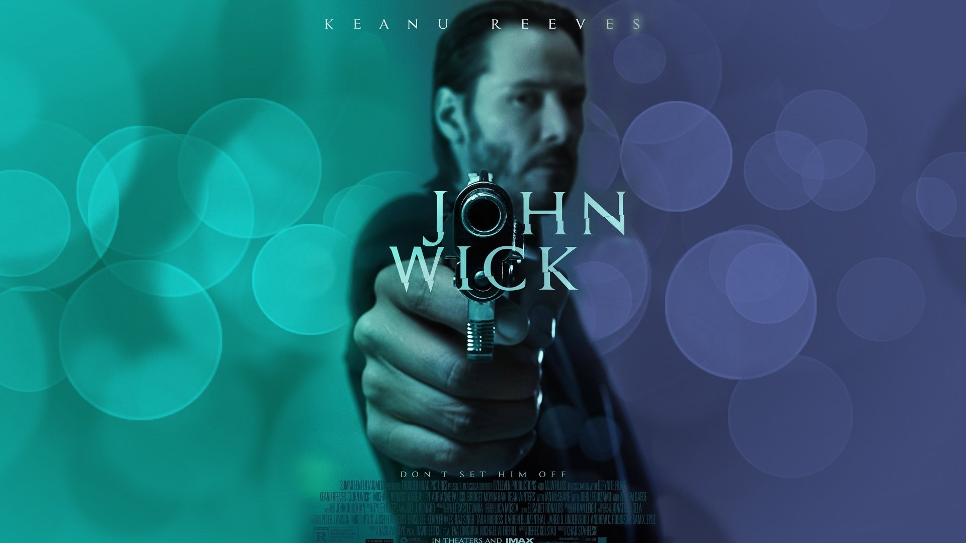 John Wick as Keanu Reeves Illustration Wallpapers