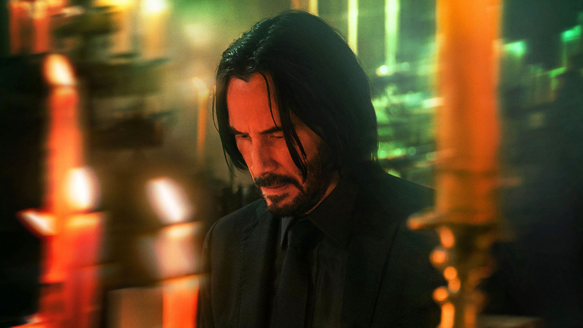 John Wick as Keanu Reeves Illustration Wallpapers