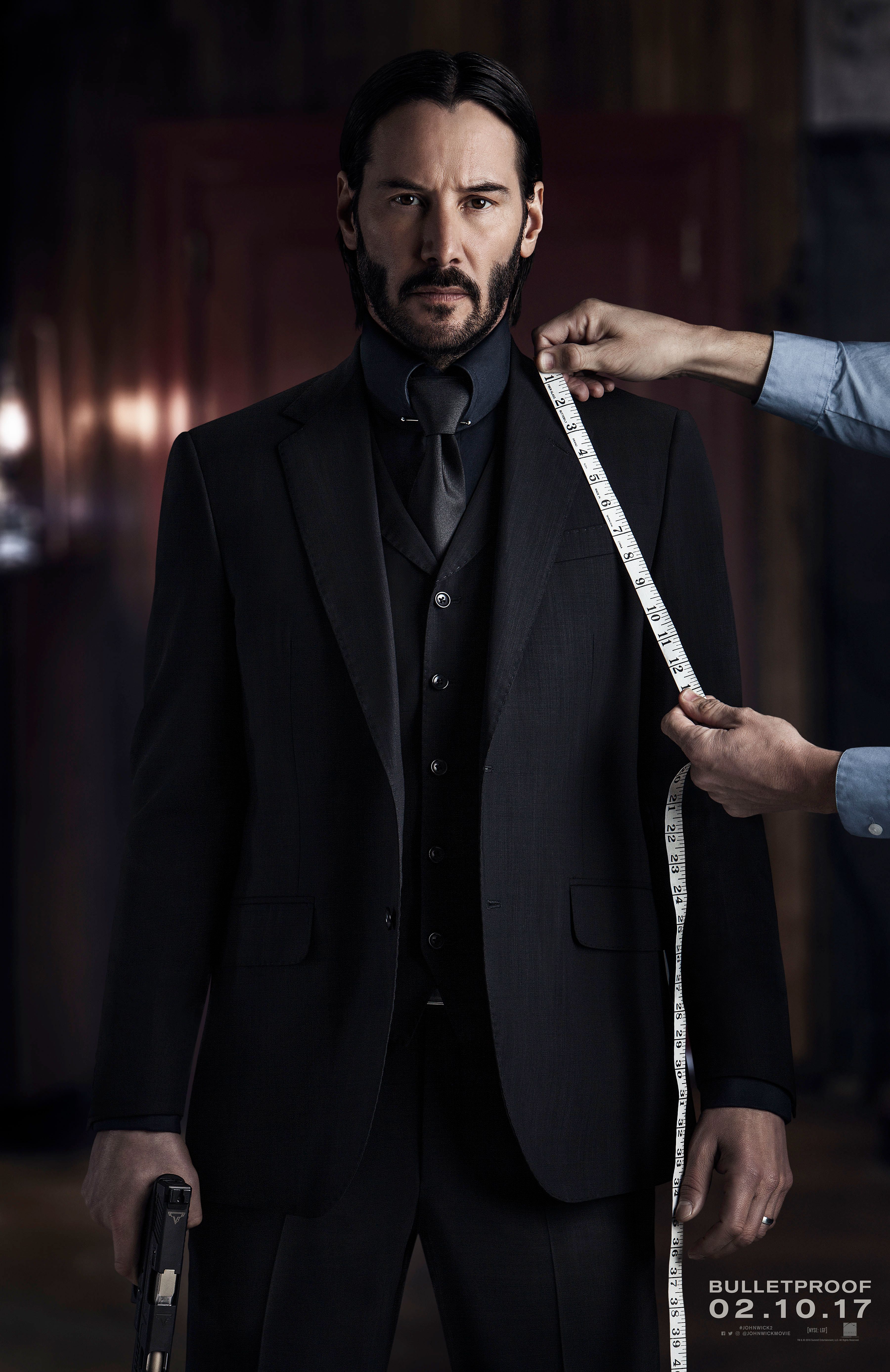 John Wick as Keanu Reeves Illustration Wallpapers