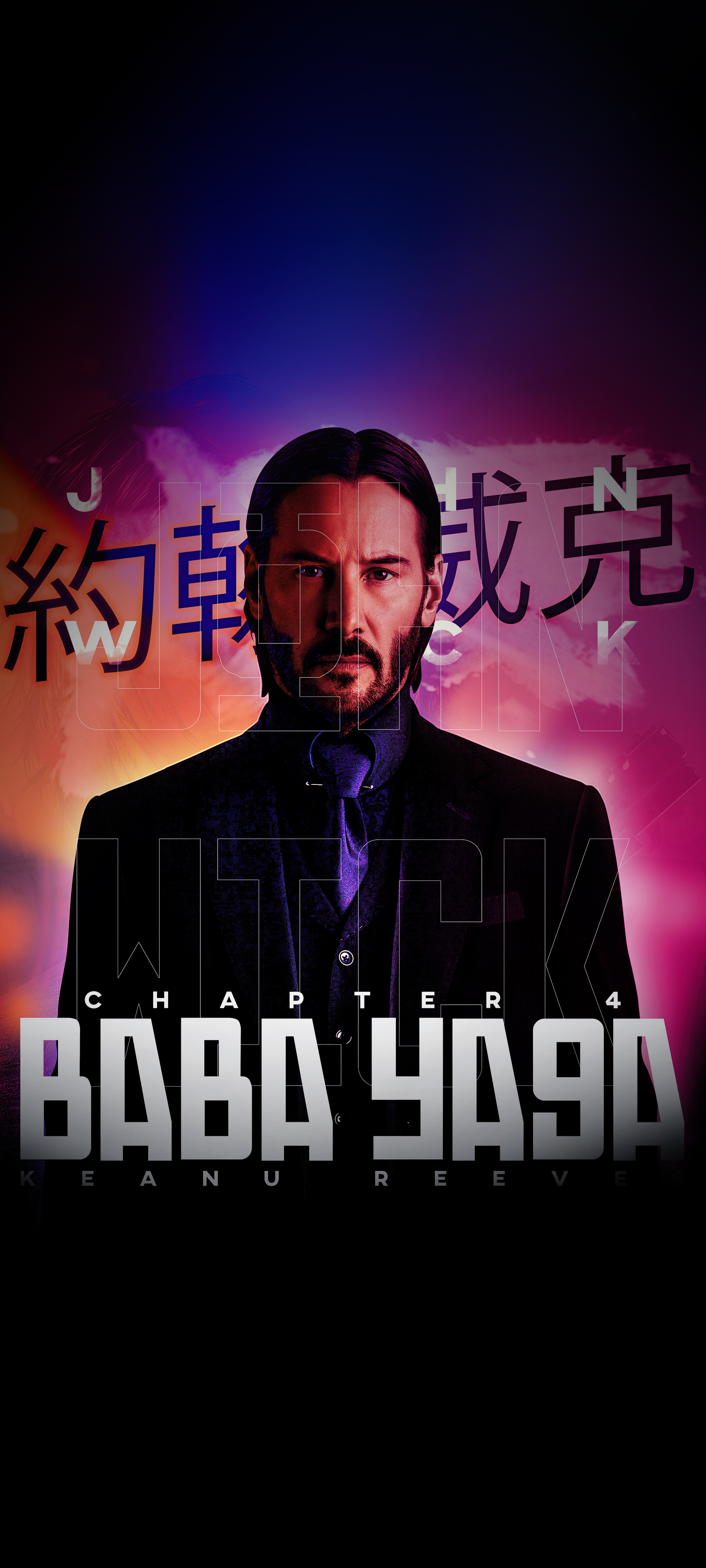 John Wick Baba Yaga Minimal Amoled Wallpapers