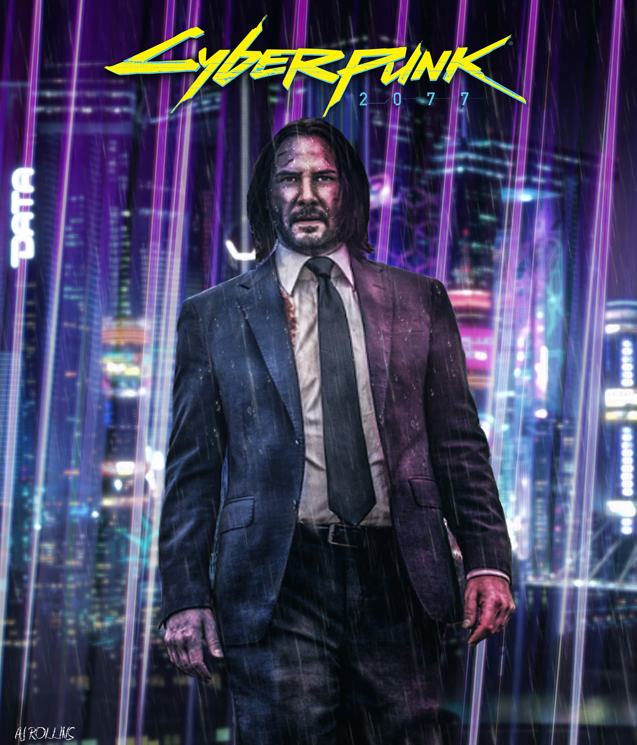 John Wick Cyberpunk Wallpapers