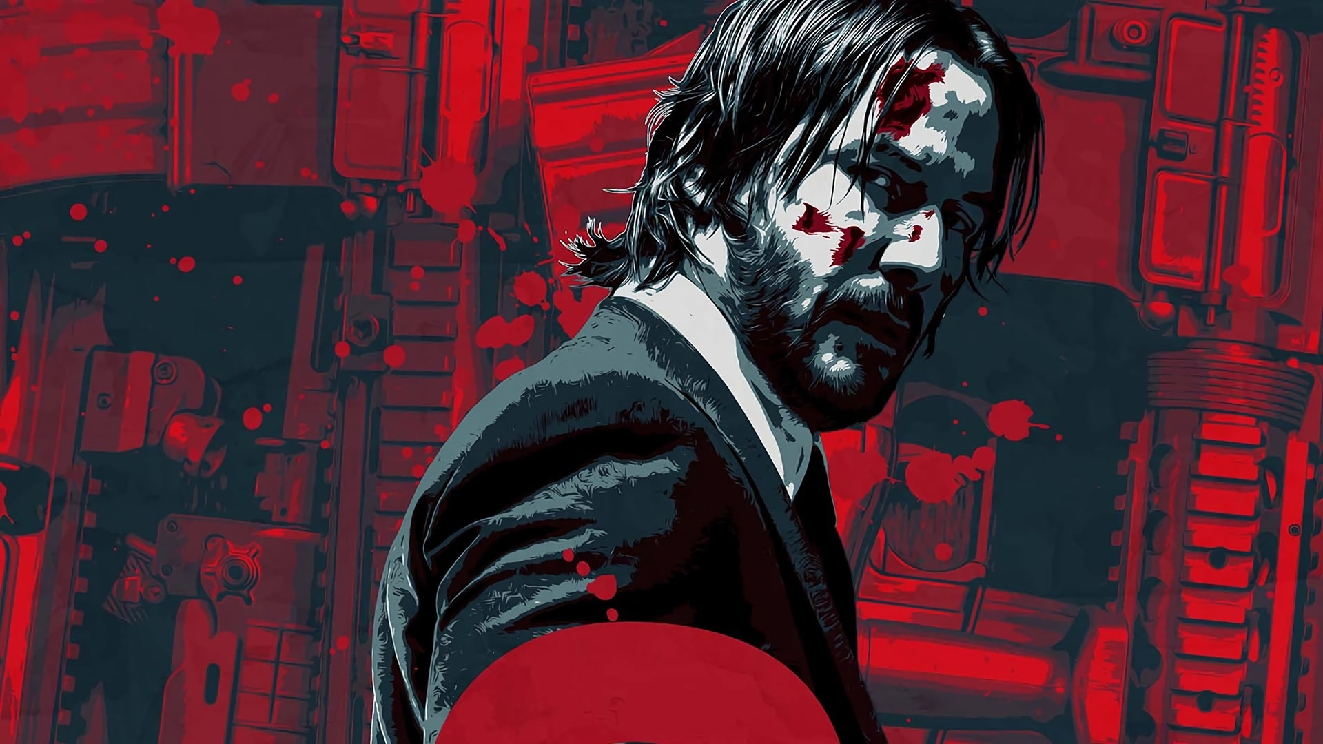 John Wick Cyberpunk Wallpapers