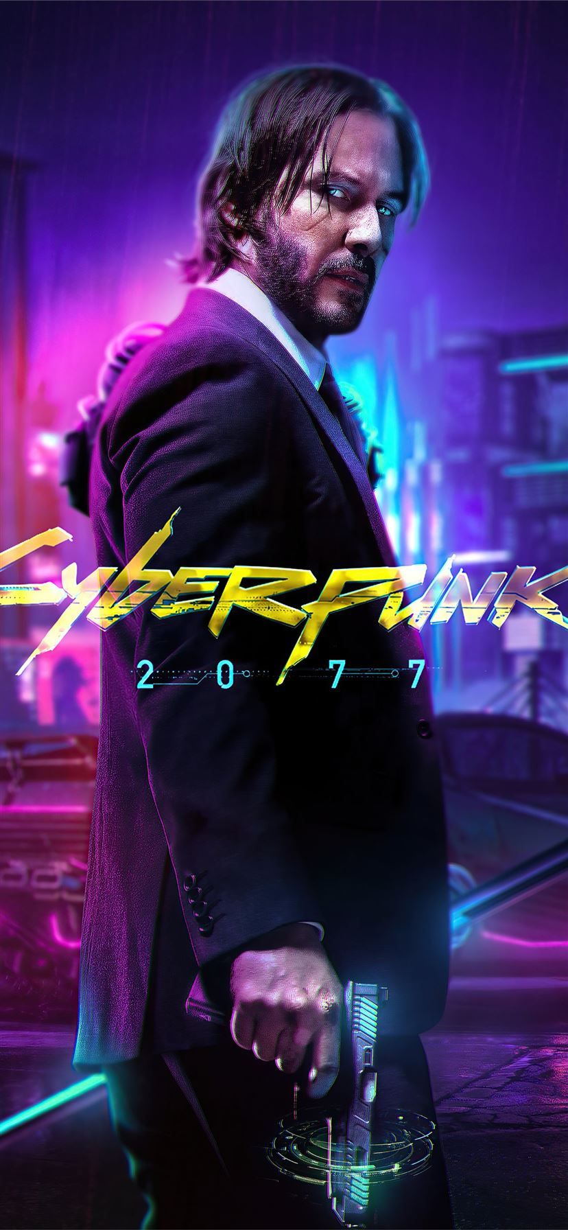 John Wick Cyberpunk Wallpapers