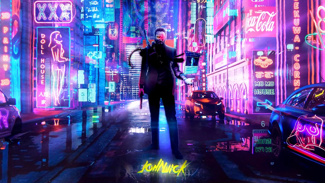 John Wick Cyberpunk Wallpapers