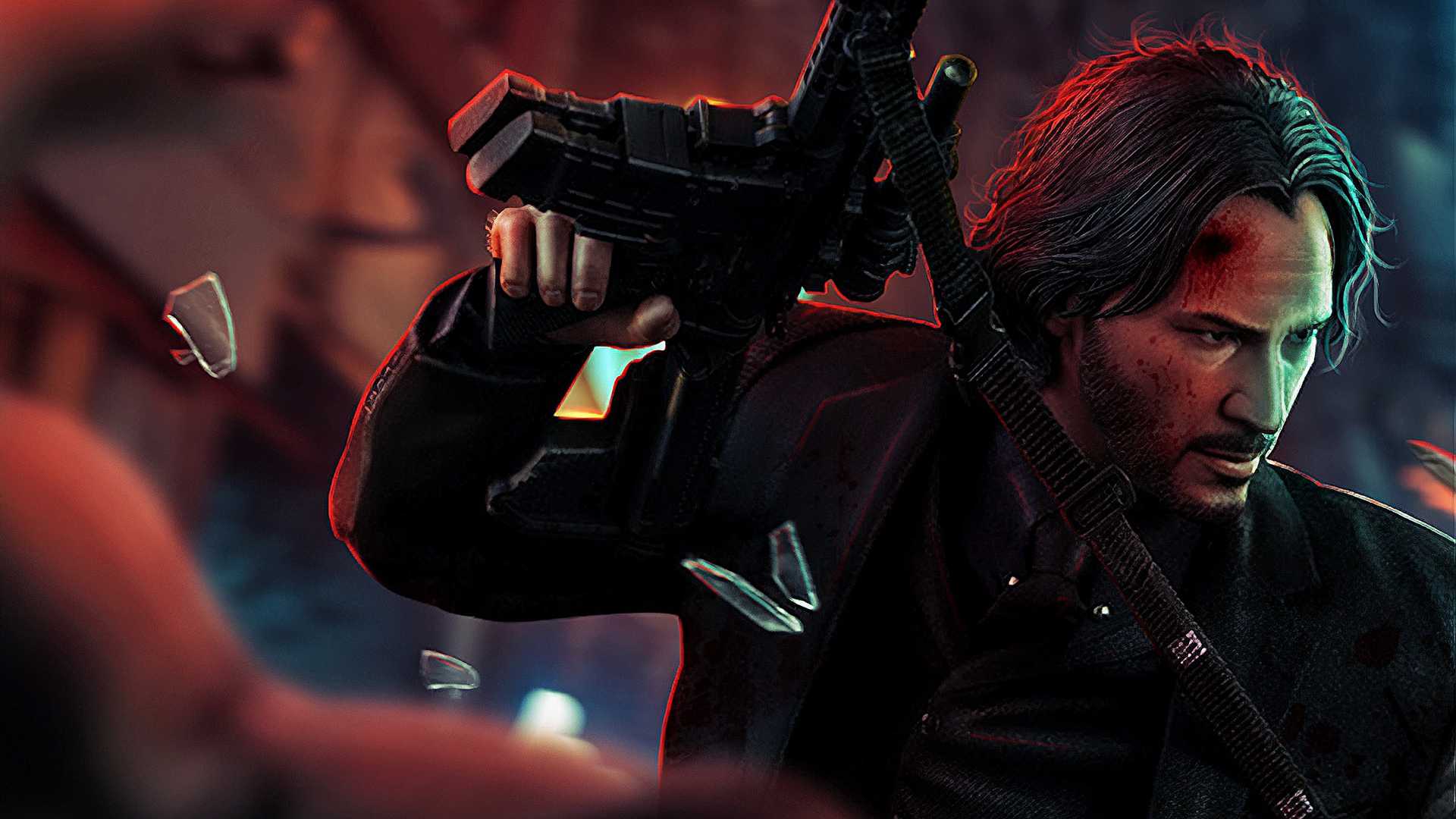 John Wick Cyberpunk Wallpapers