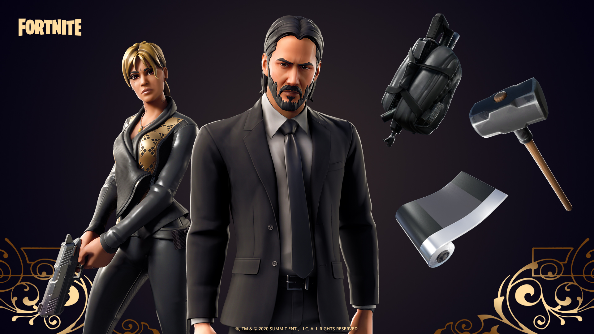 John Wick Skin Fortnite Wallpapers