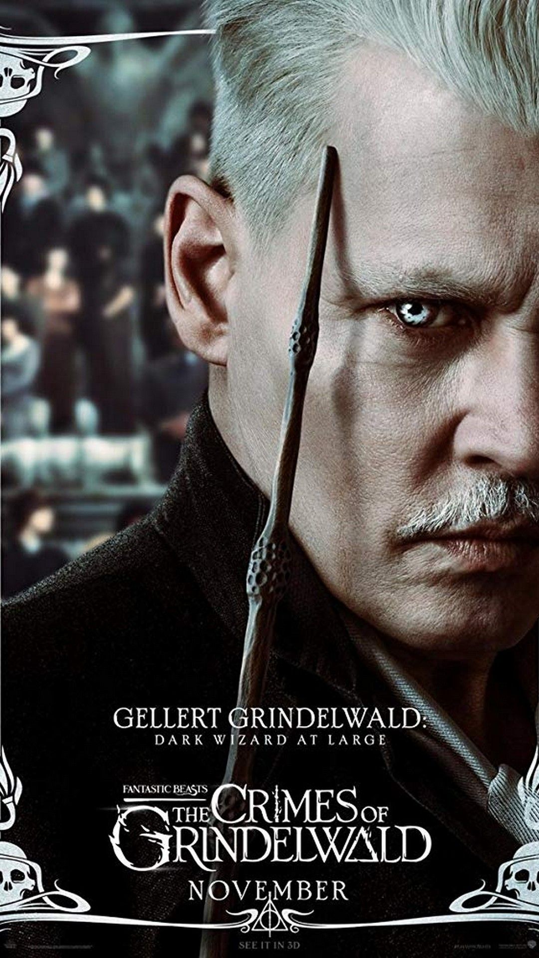 Johnny Depp In Fantastic Beasts 2018 Movie Wallpapers