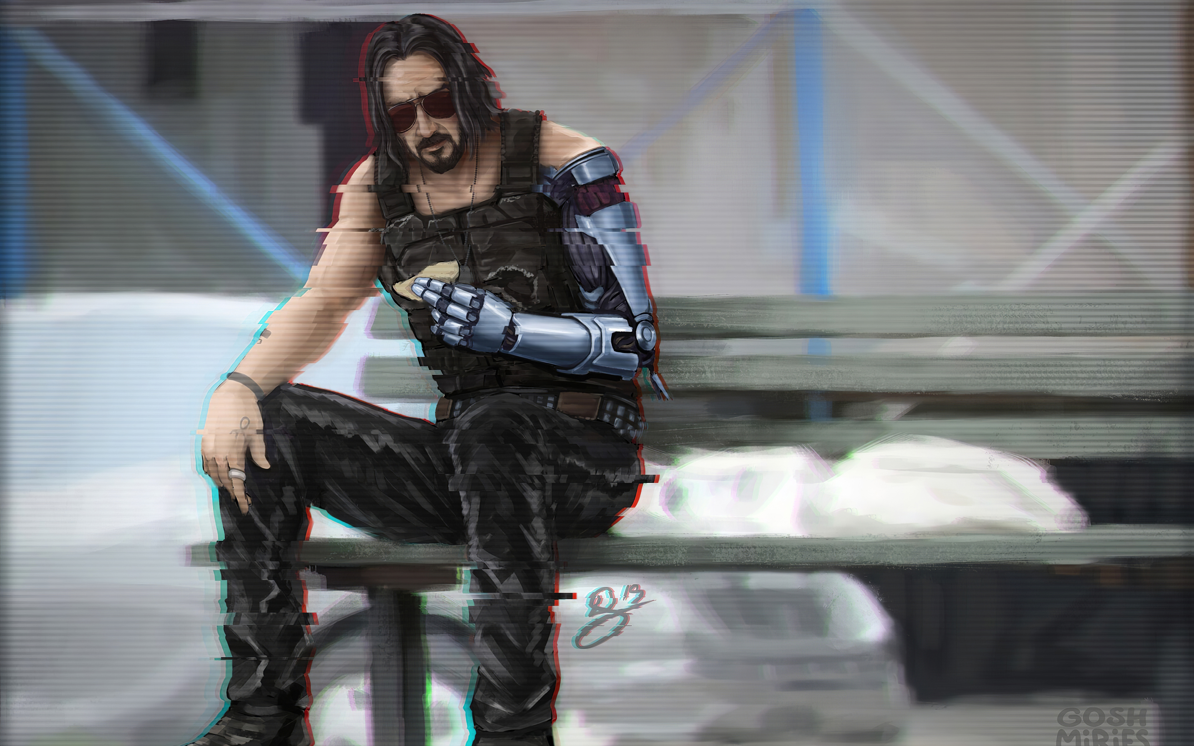 Johnny Silverhand  Cyberpunk Keanu Reeves Wallpapers