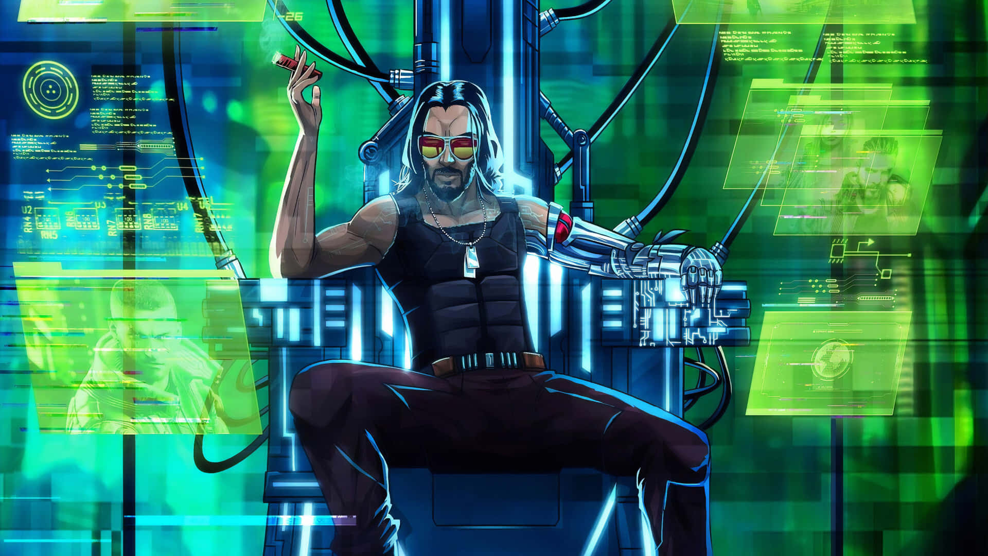 Johnny Silverhand Cool Cyberpunk Wallpapers