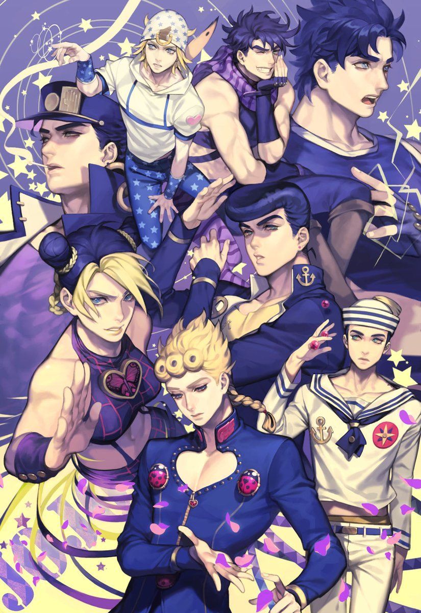 Jojo'S Bizarre Adventure All Characters Wallpapers