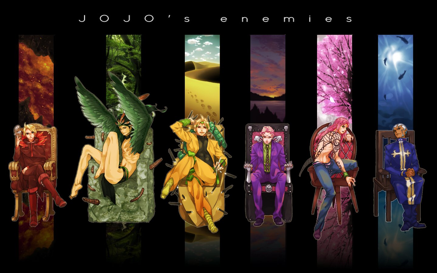 Jojo'S Bizarre Adventure All Characters Wallpapers