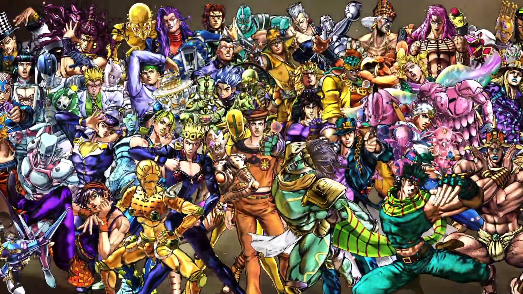 Jojo'S Bizarre Adventure All Characters Wallpapers