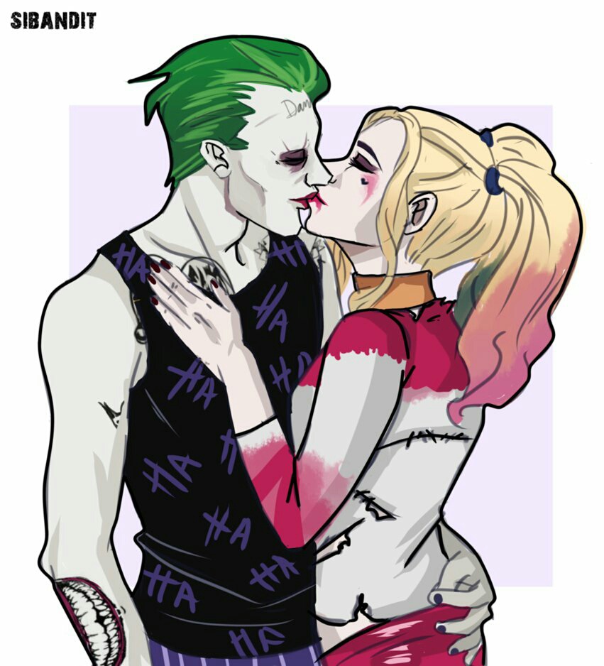 Joker And Harley Quinn Kissing Wallpapers