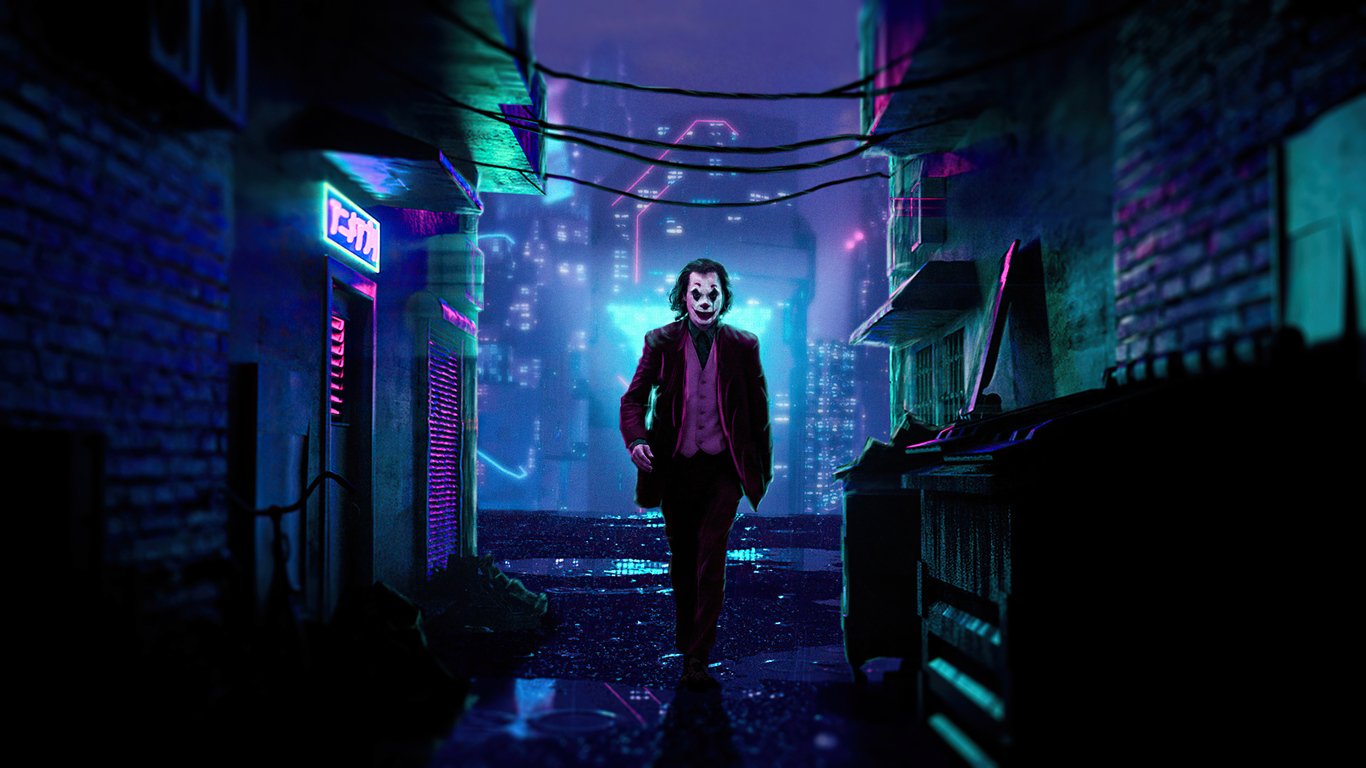 Joker Cyberpunk Mask Wallpapers