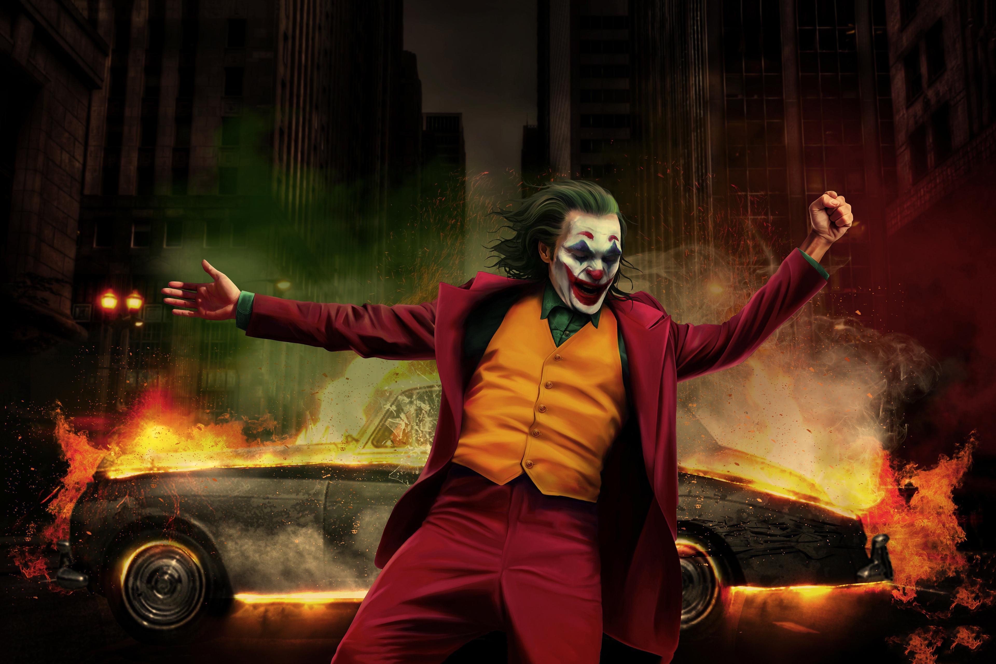 Joker Dance On Stairs Wallpapers