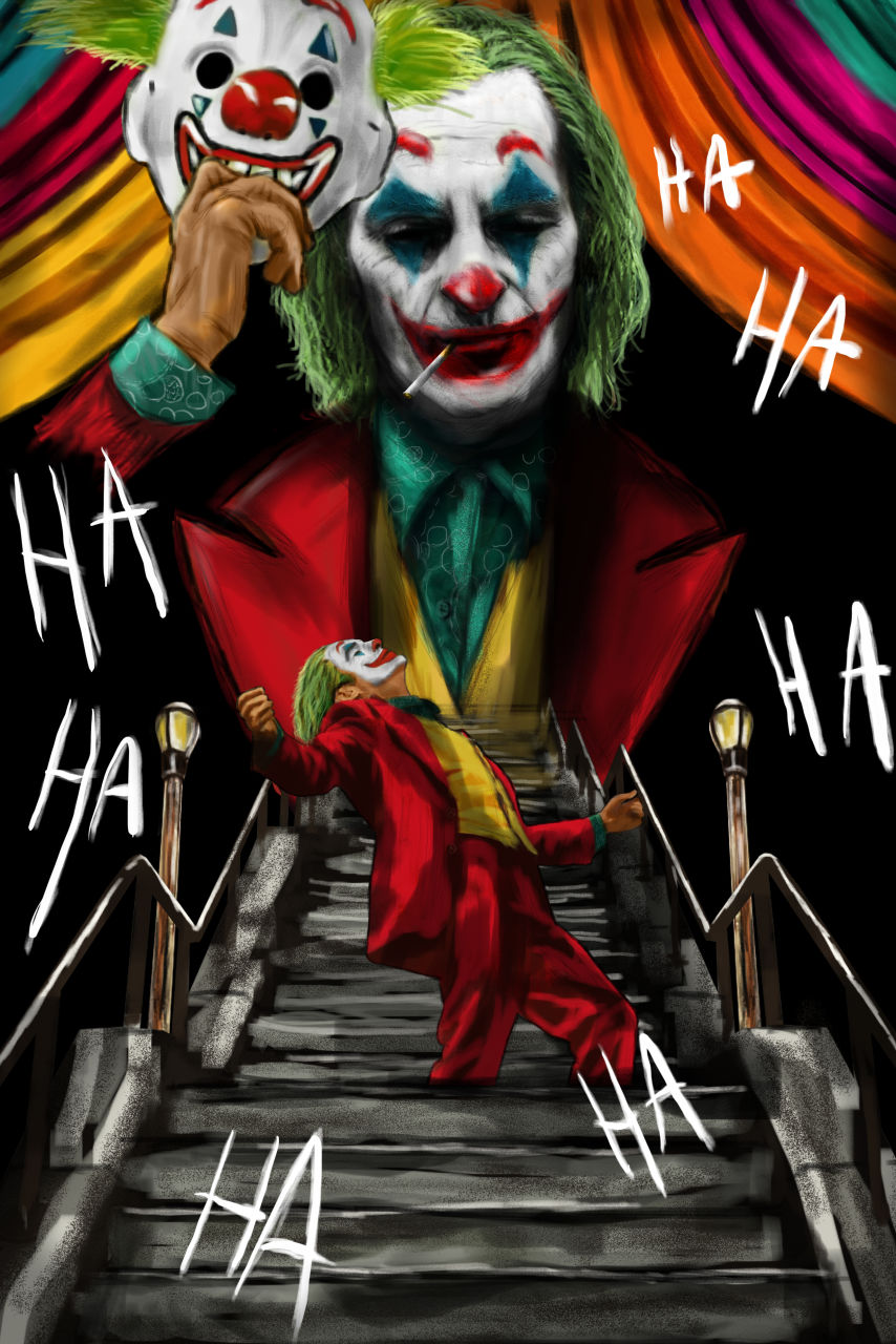 Joker Dance On Stairs Wallpapers