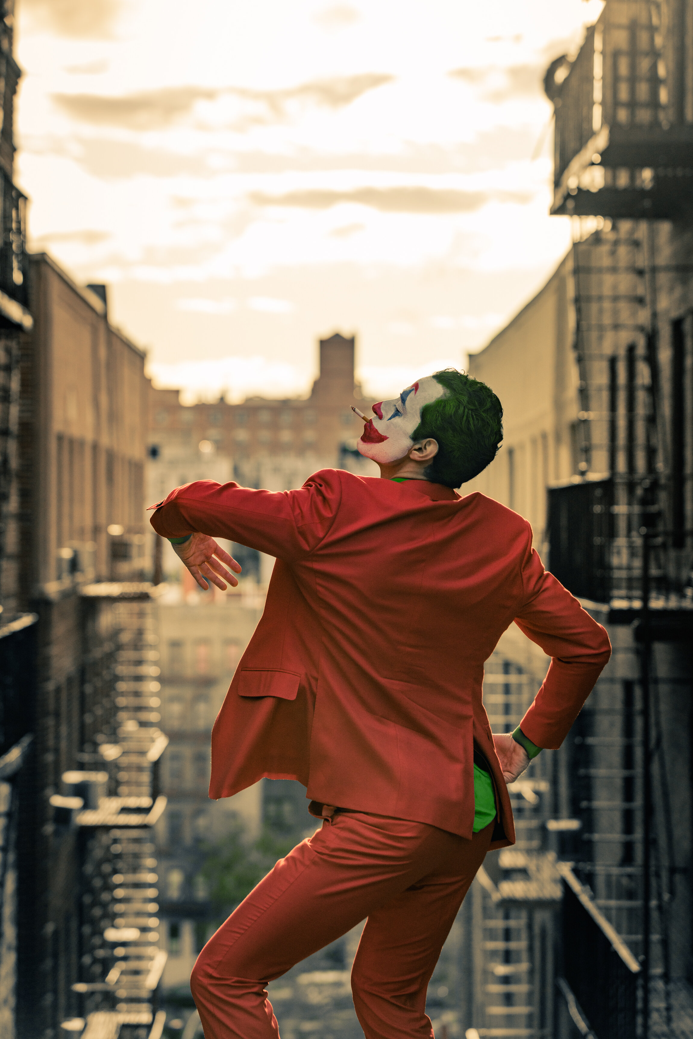 Joker Dancing On Stairs Wallpapers