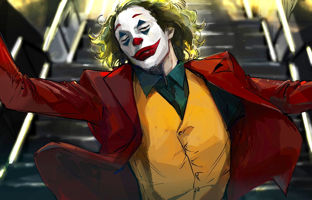 Joker Dancing On Stairs Wallpapers