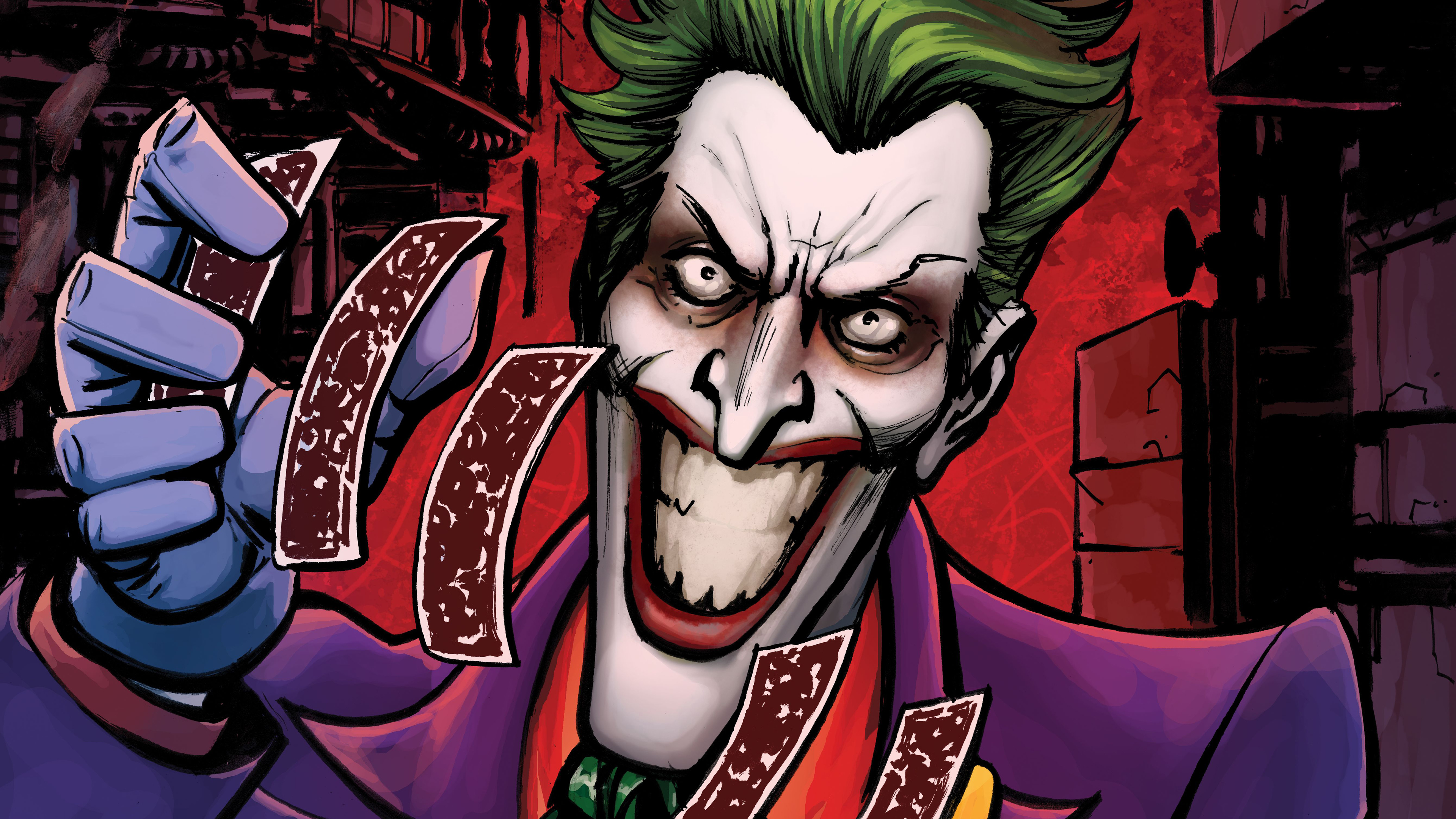 Joker Dc Comic Digital 4K Wallpapers