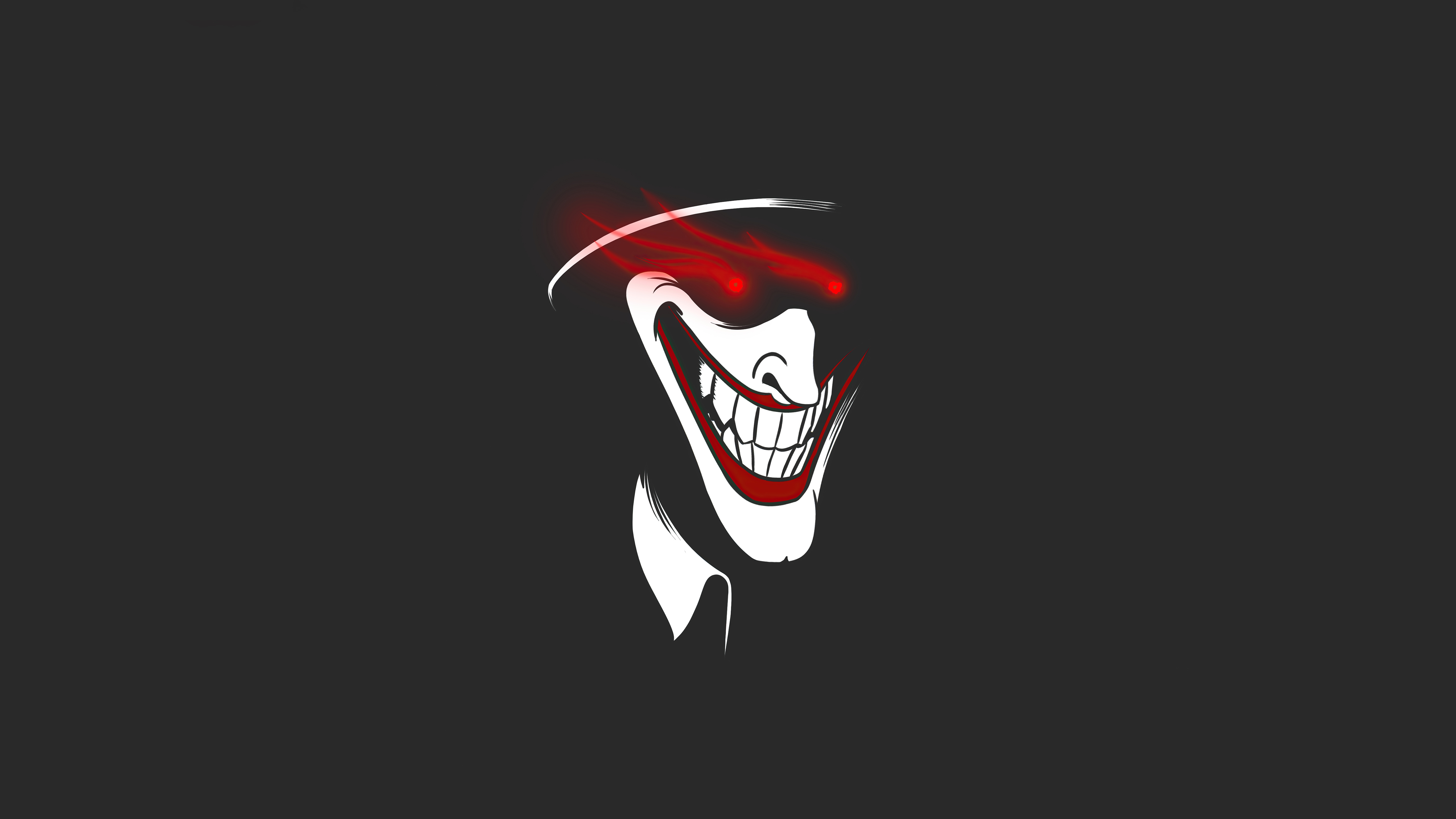 Joker Minimalist Smiling Wallpapers