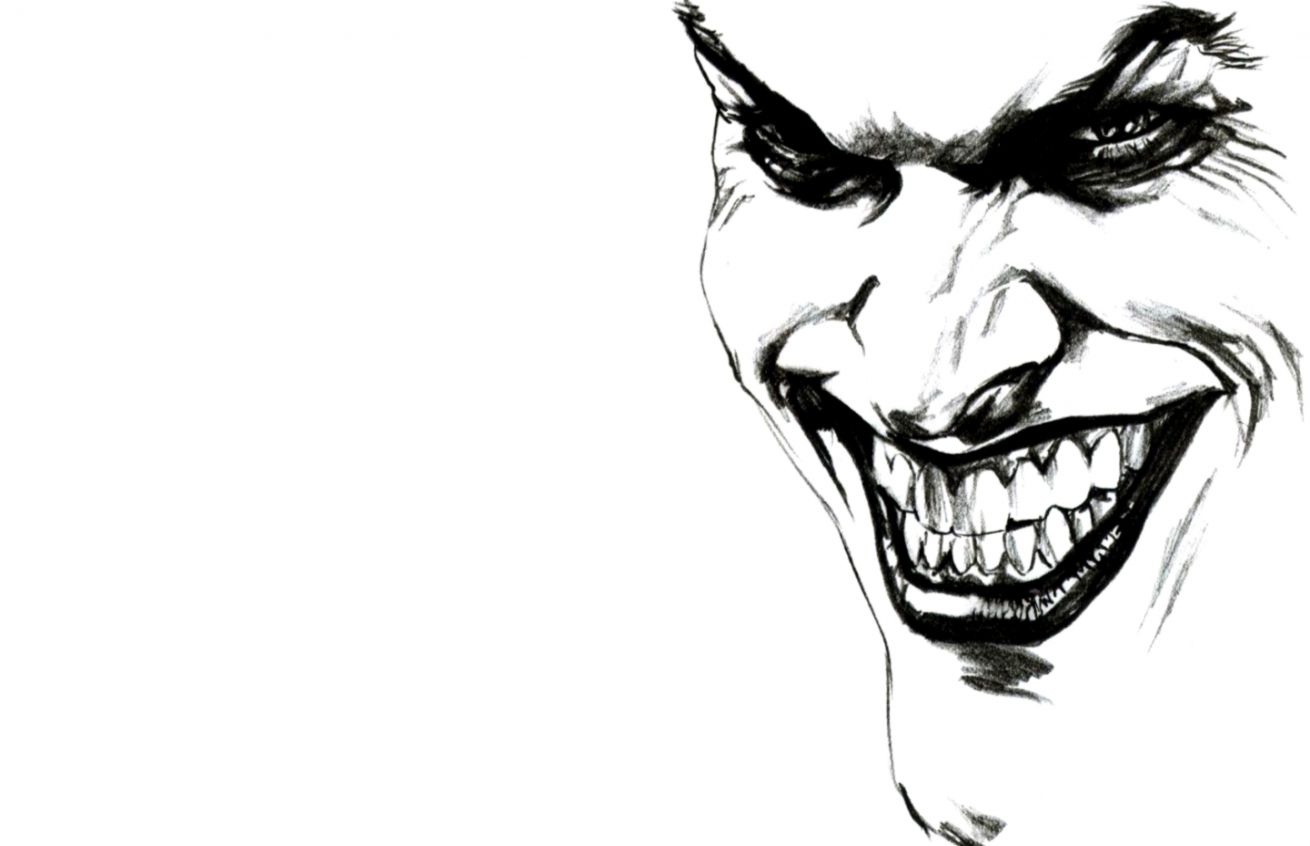 Joker Minimalist Smiling Wallpapers