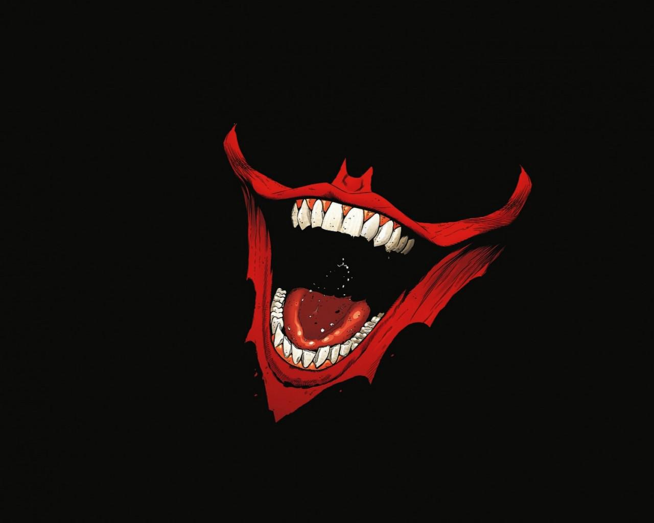 Joker Minimalist Smiling Wallpapers