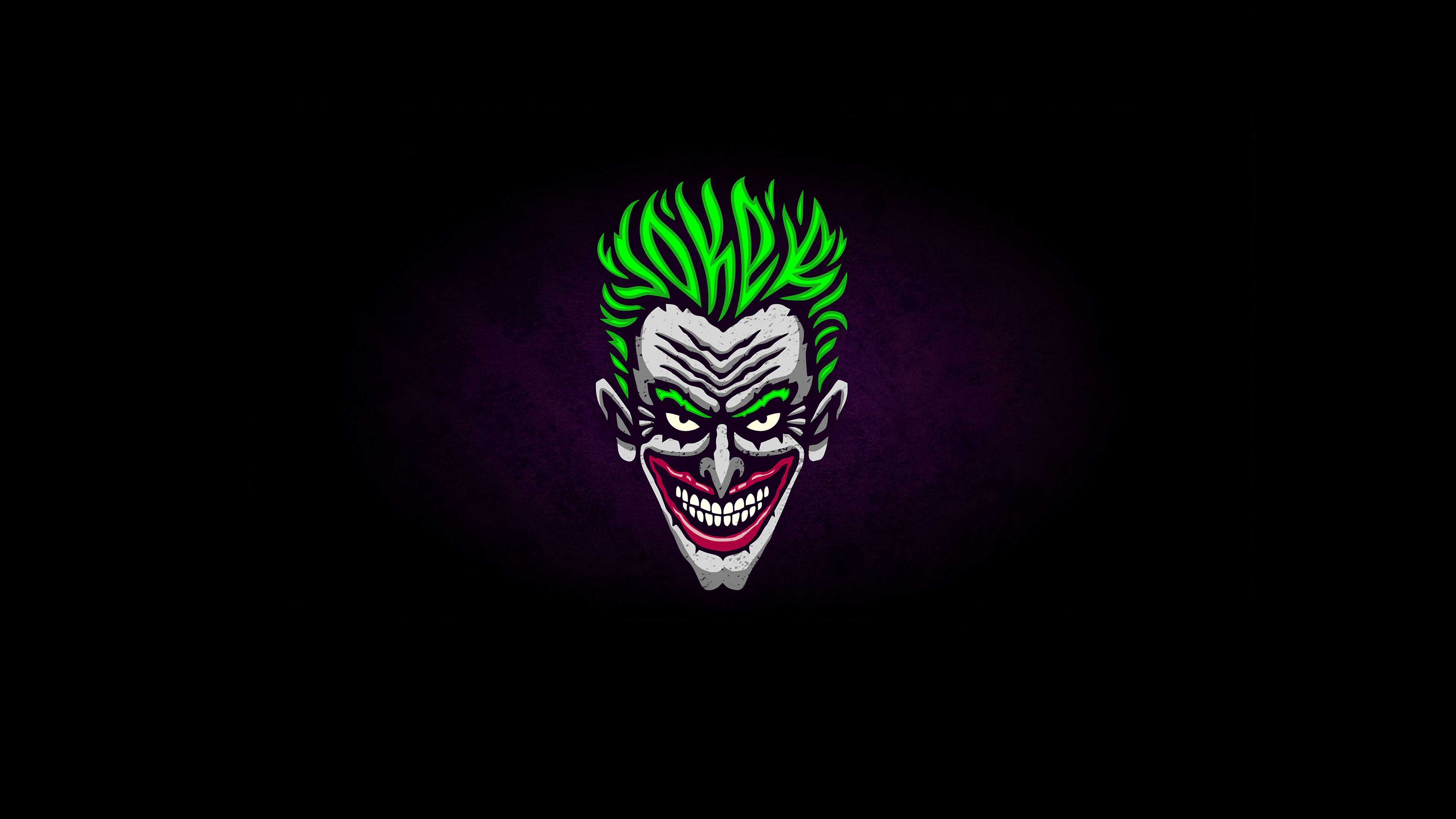 Joker Minimalist Smiling Wallpapers