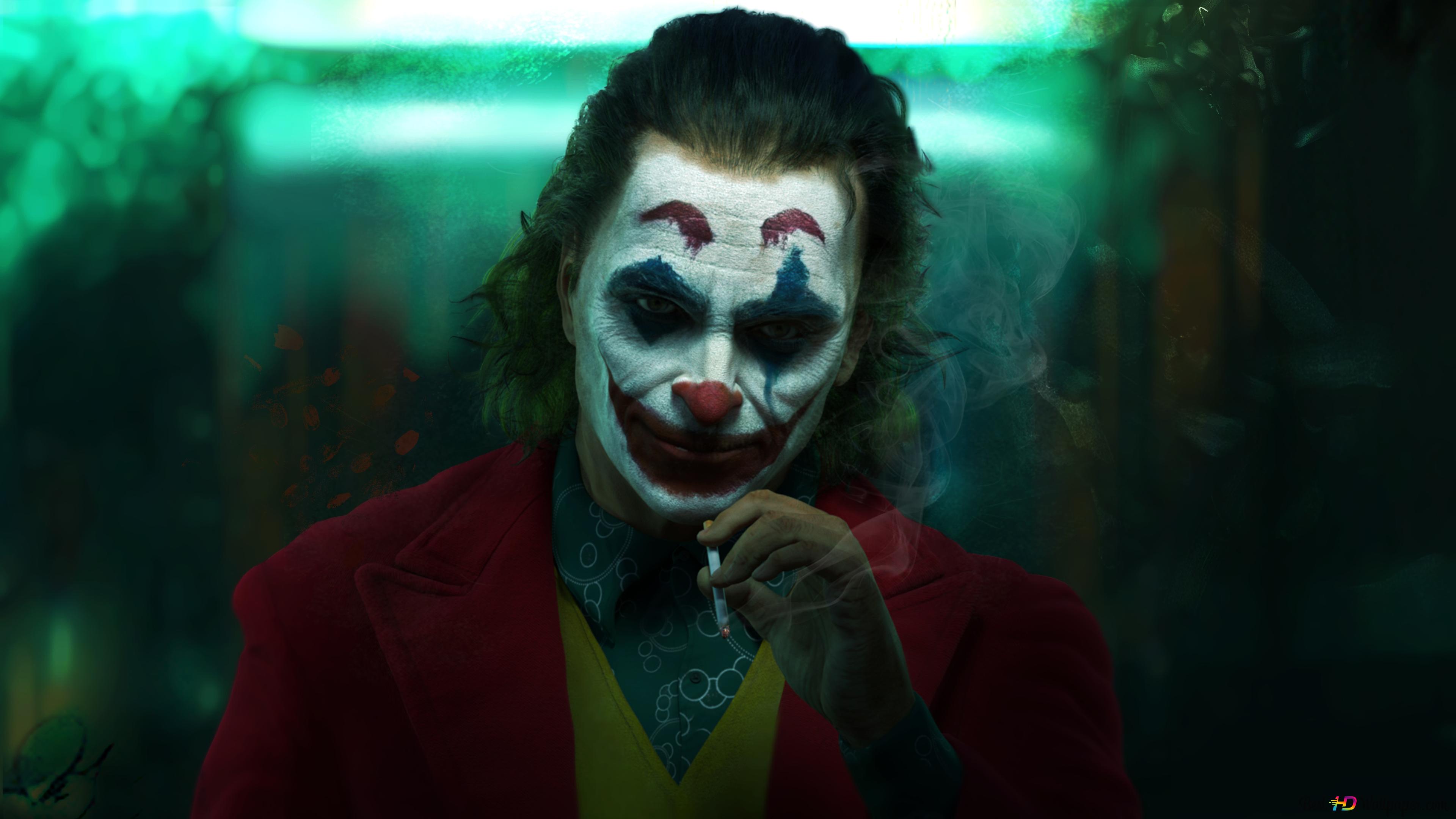 Joker Smoking 4K Portrait Wallpapers