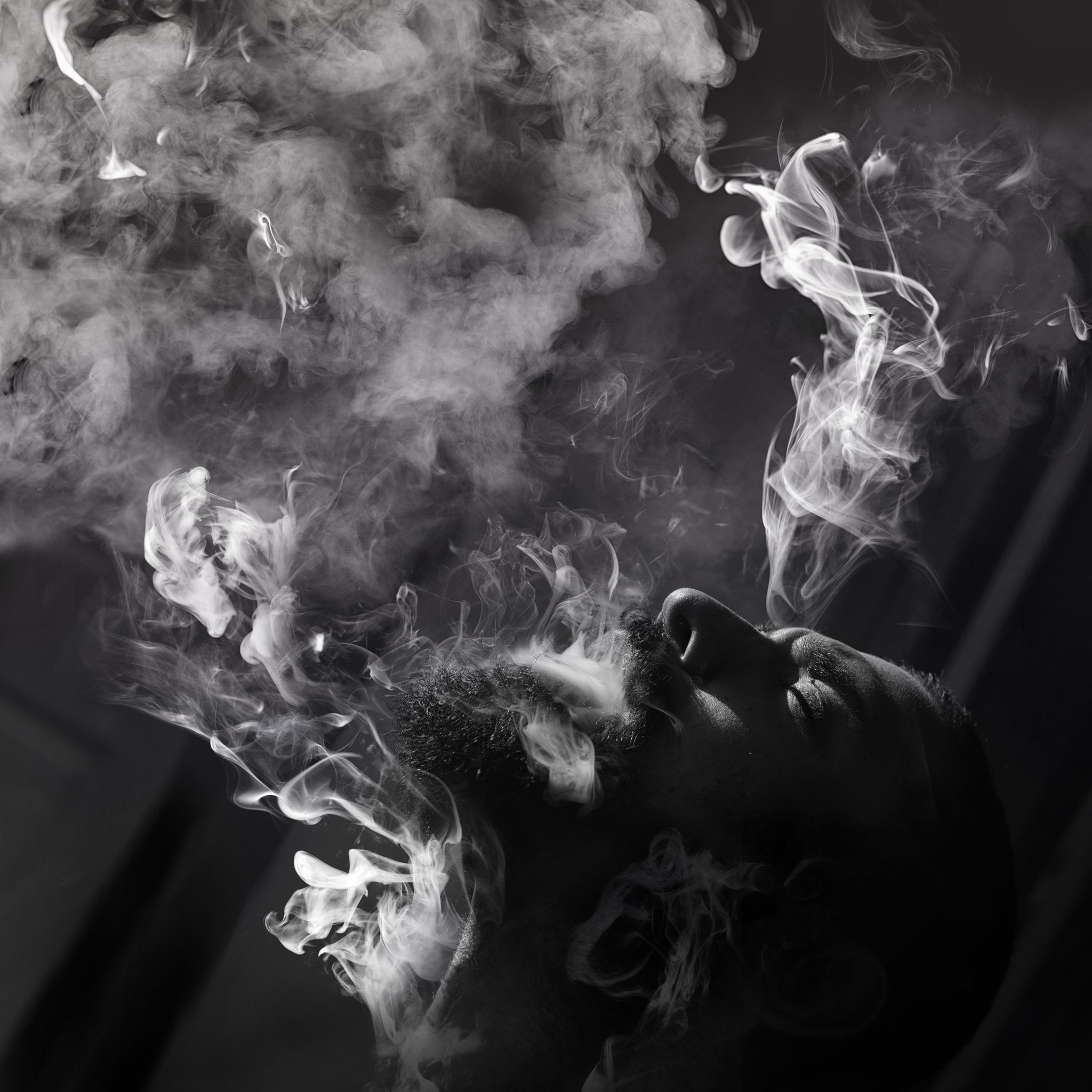 Joker Smoking Monochrome Wallpapers