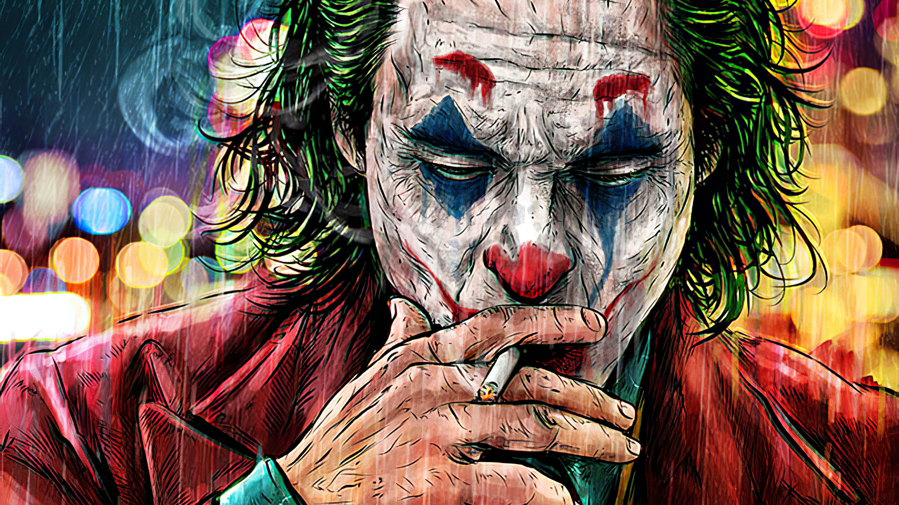 Joker Smoking Wallpapers