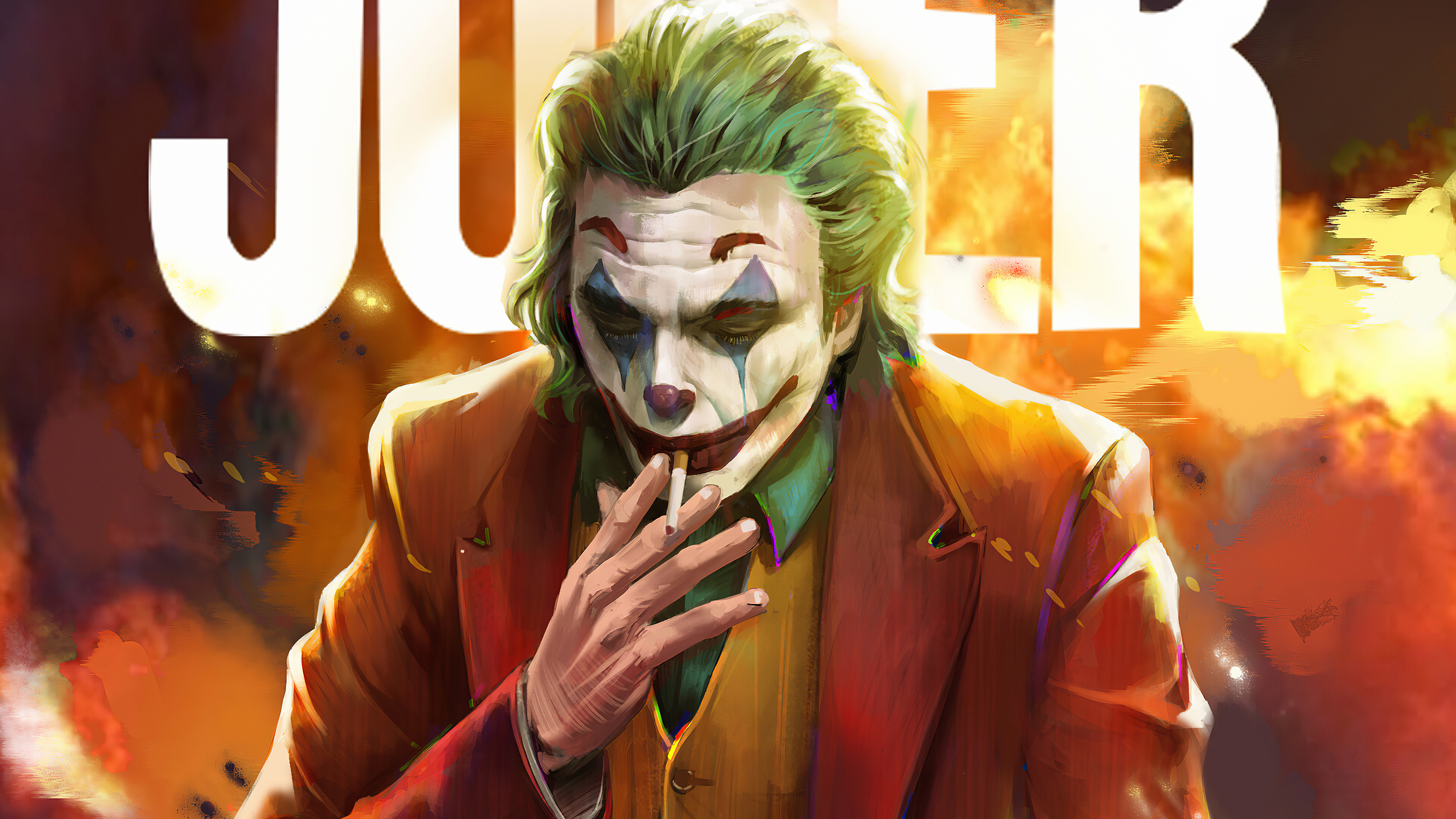 Joker Smoking Wallpapers