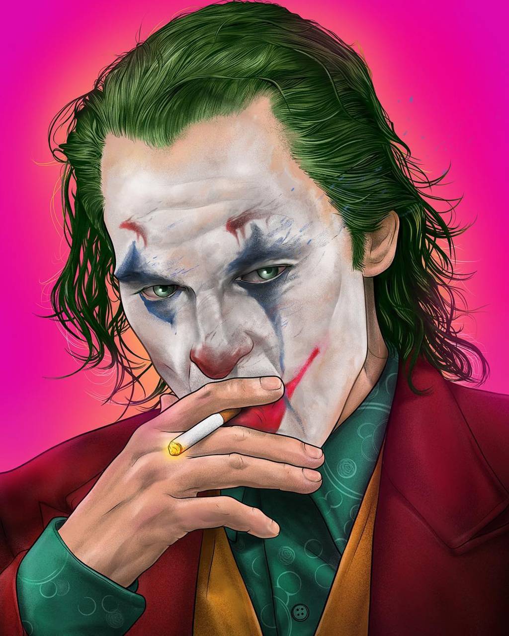 Joker Smoking Wallpapers