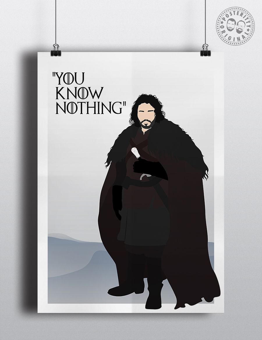 Jon Snow Game Of Thrones Minimalism Wallpapers