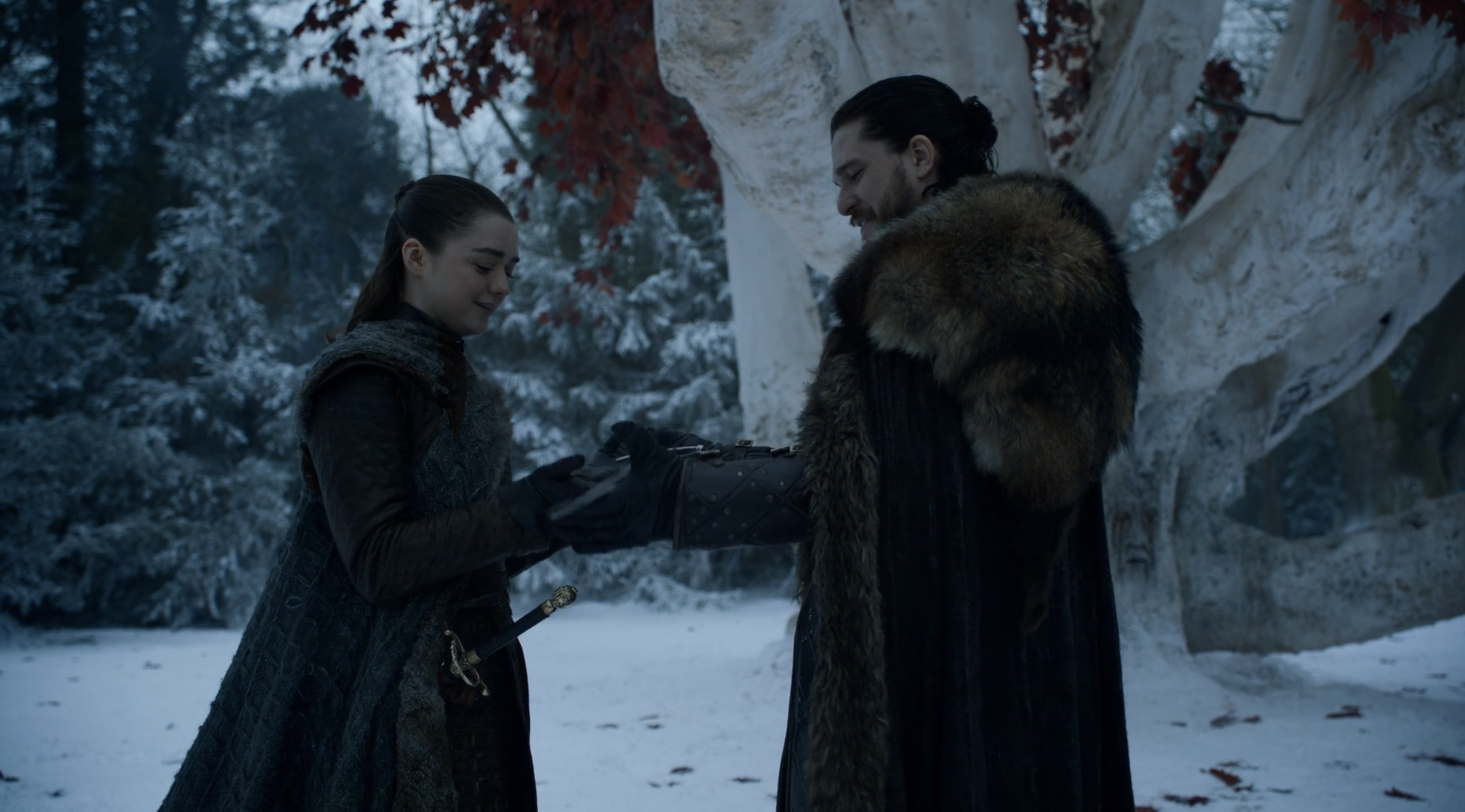 Jon Snow Meets Arya Stark  In Got Season 8 Wallpapers