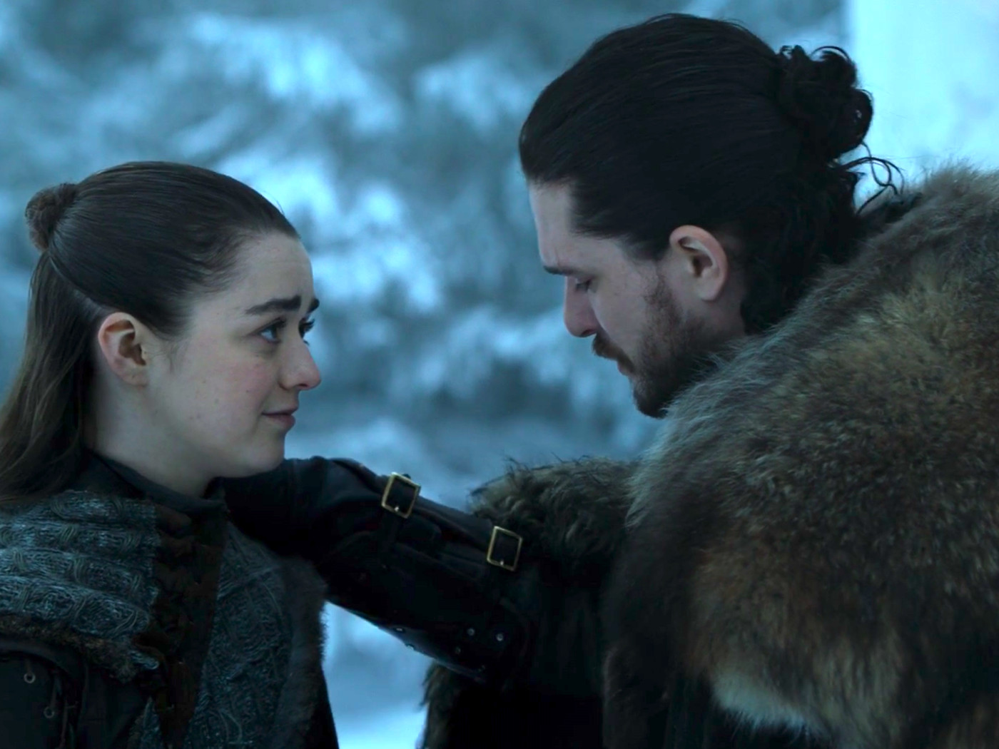 Jon Snow Meets Arya Stark  In Got Season 8 Wallpapers