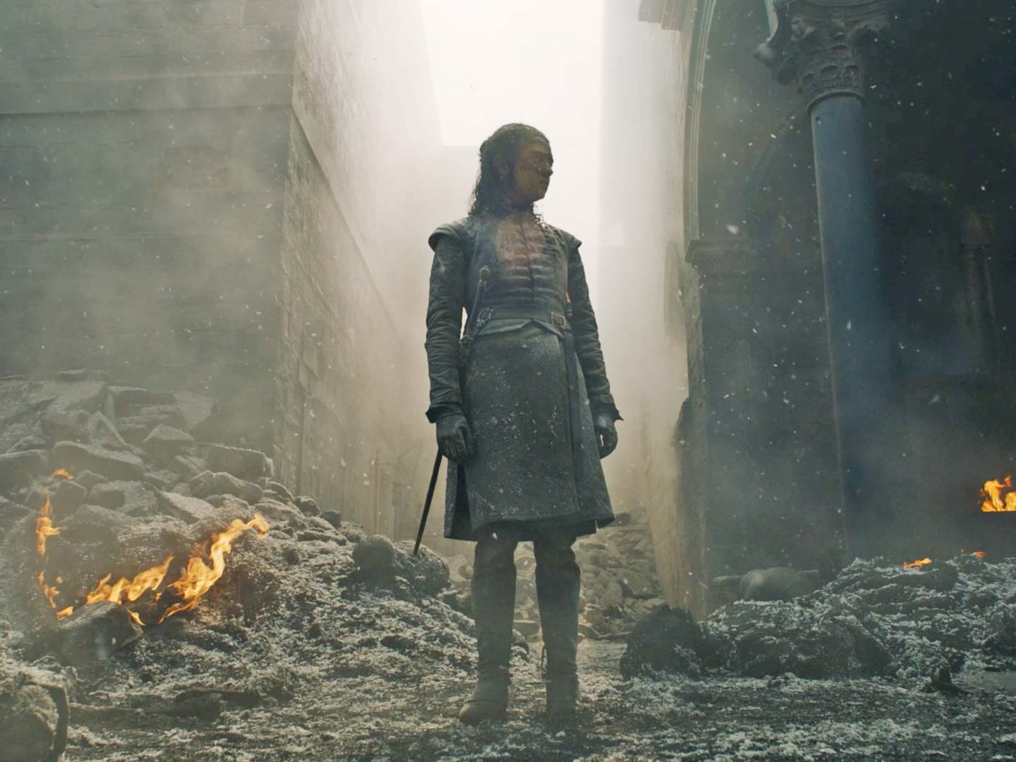 Jon Snow Meets Arya Stark  In Got Season 8 Wallpapers