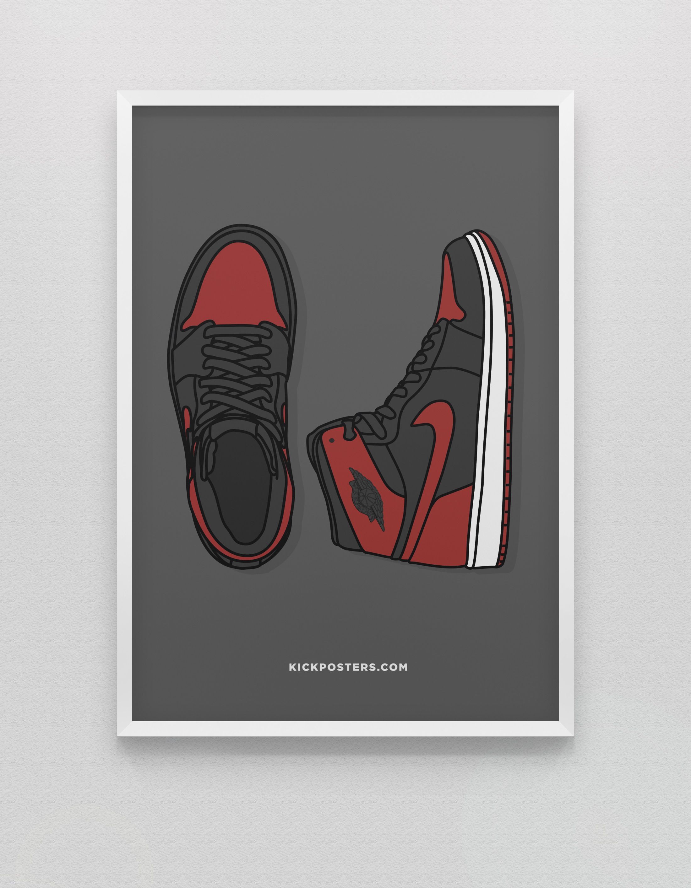 Jordan 1 Bred Wallpapers